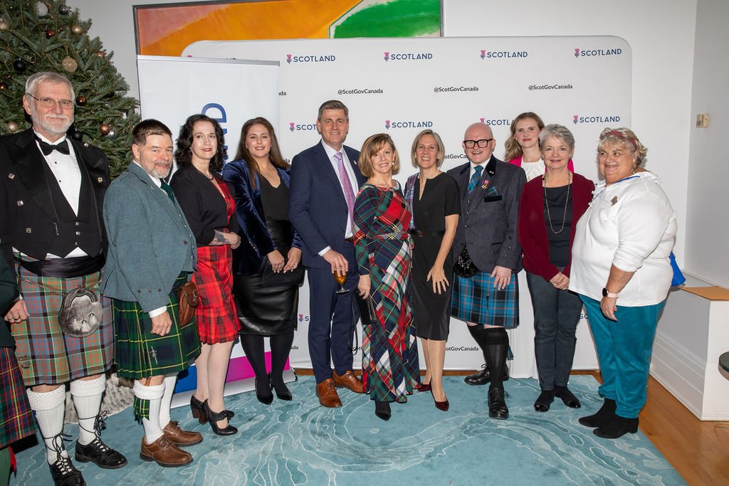 SSO Directors with the British High Commissioner and Head of Scottish Government in Canada