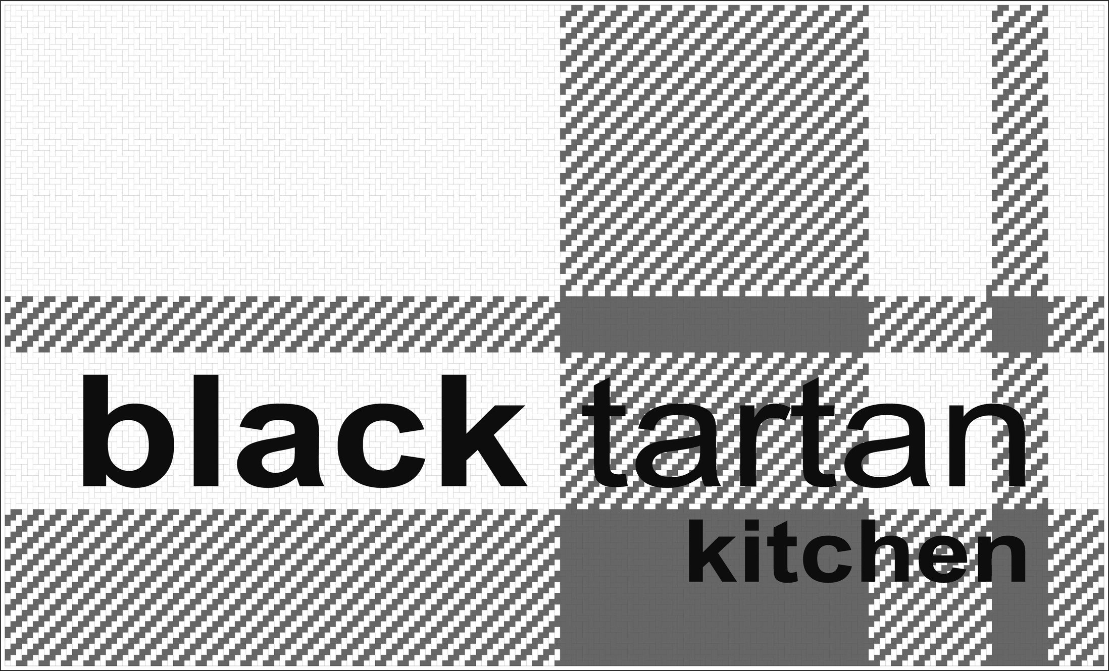 Black Tartan Kitchen