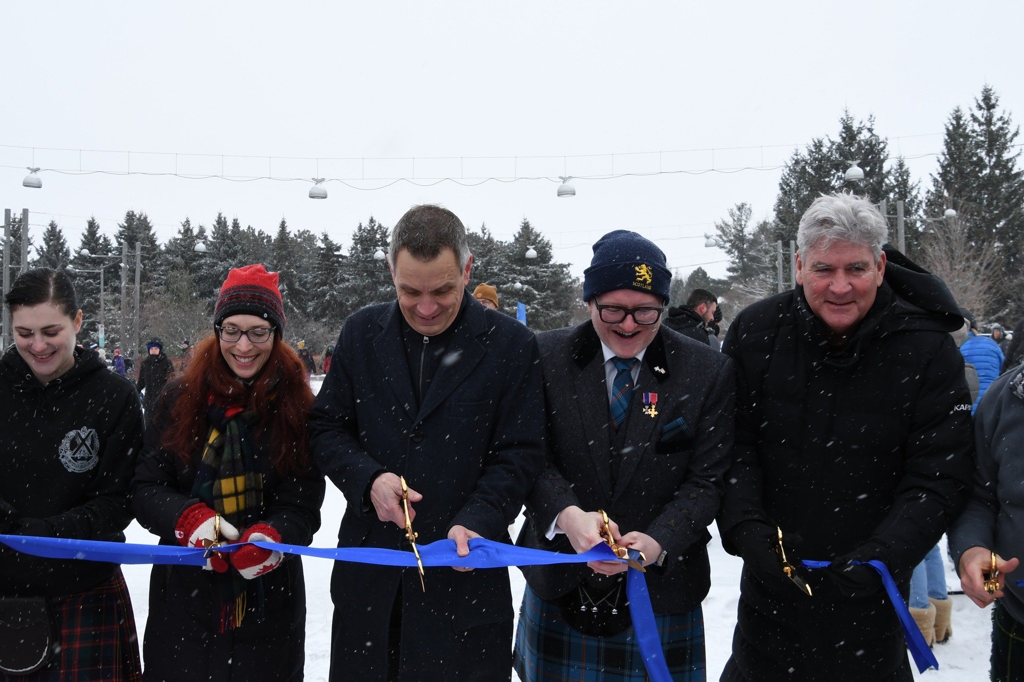 Cutting the Ribbon with MPP John Fraser