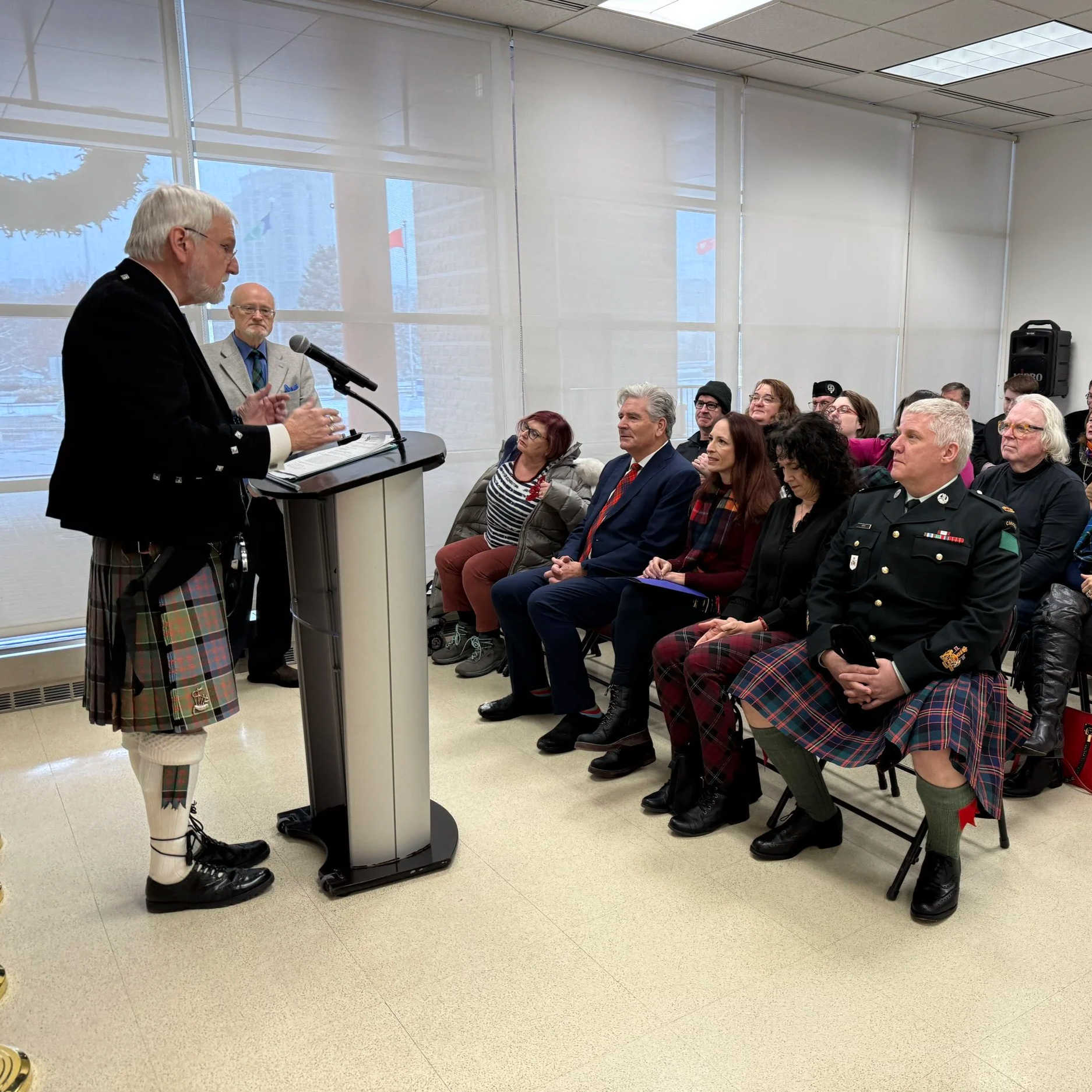 SSO Chair Donald Macdonald