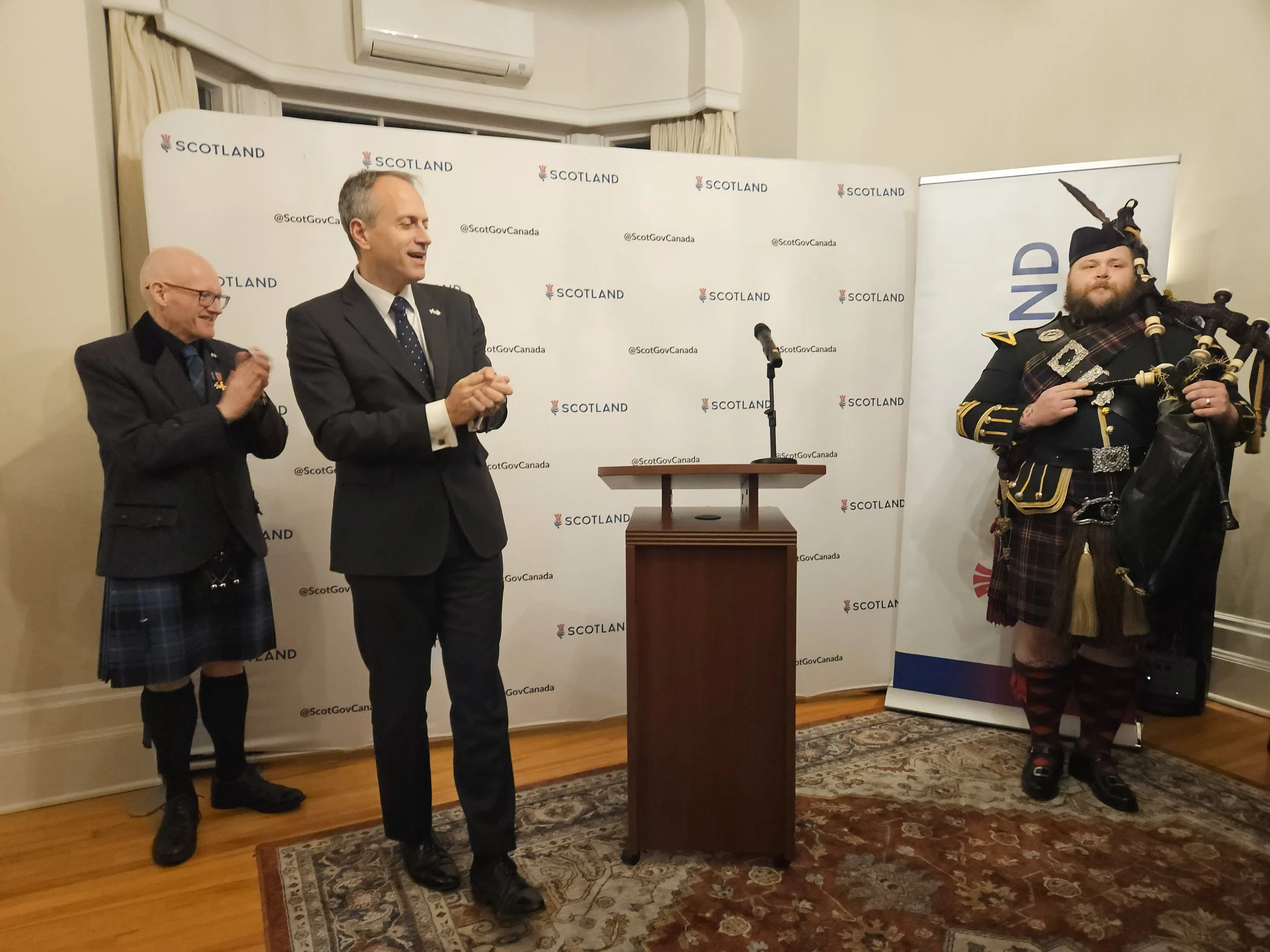 Celebrating St. Andrew’s Day with UK government leaders in Ottawa