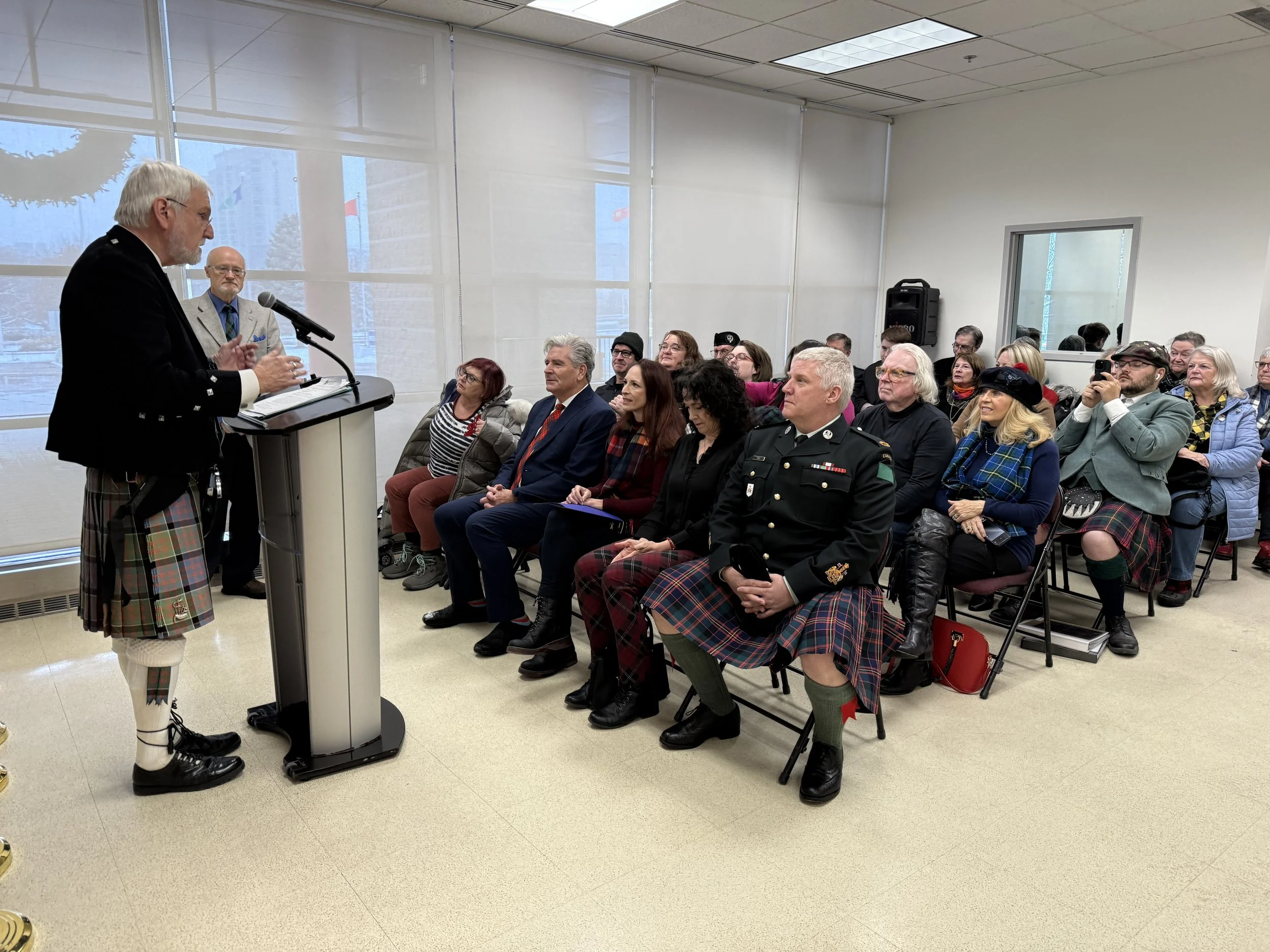 SSO Chair Donald Macdonald