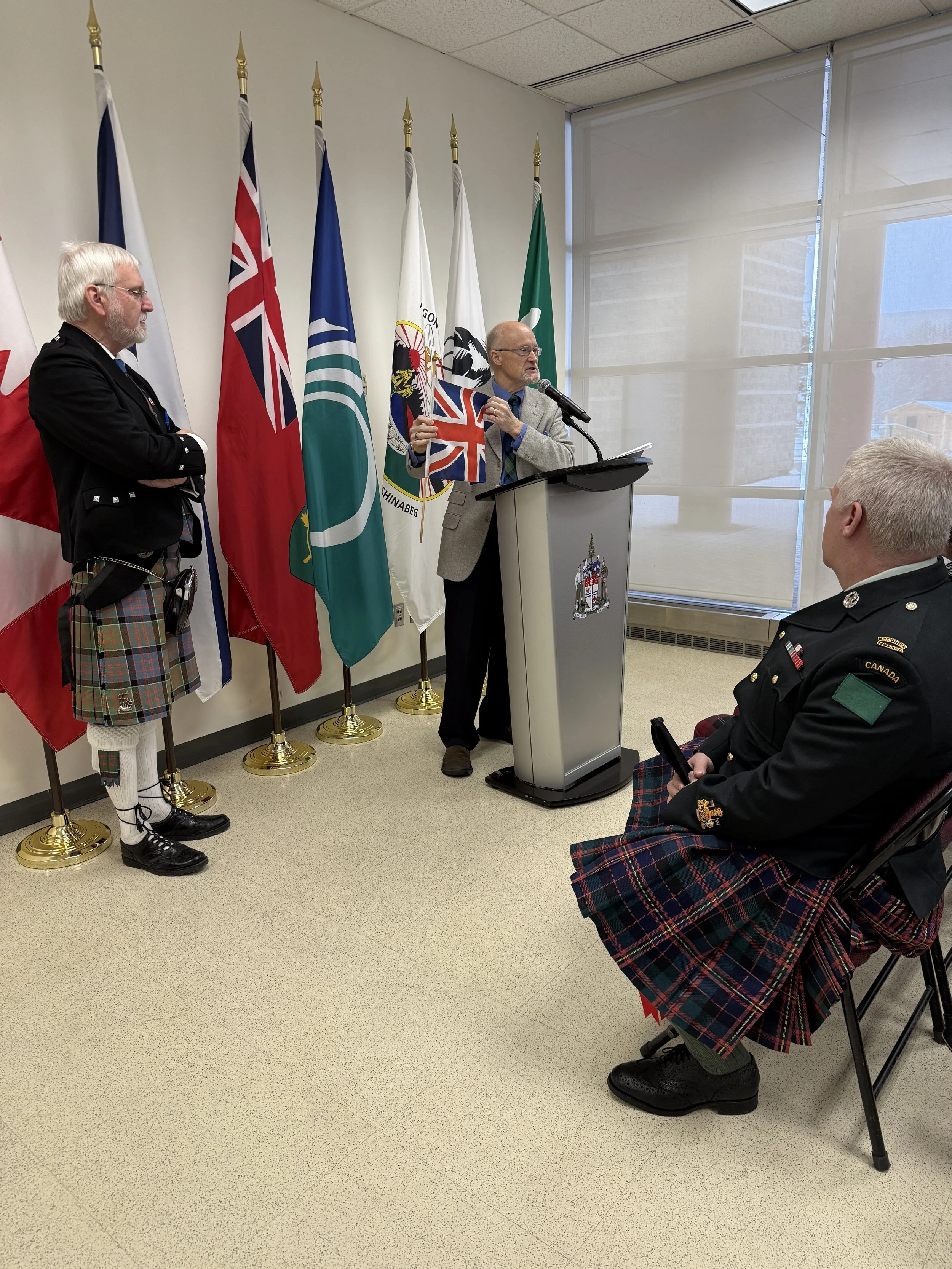 St. Andrews Society Chair Alan James 