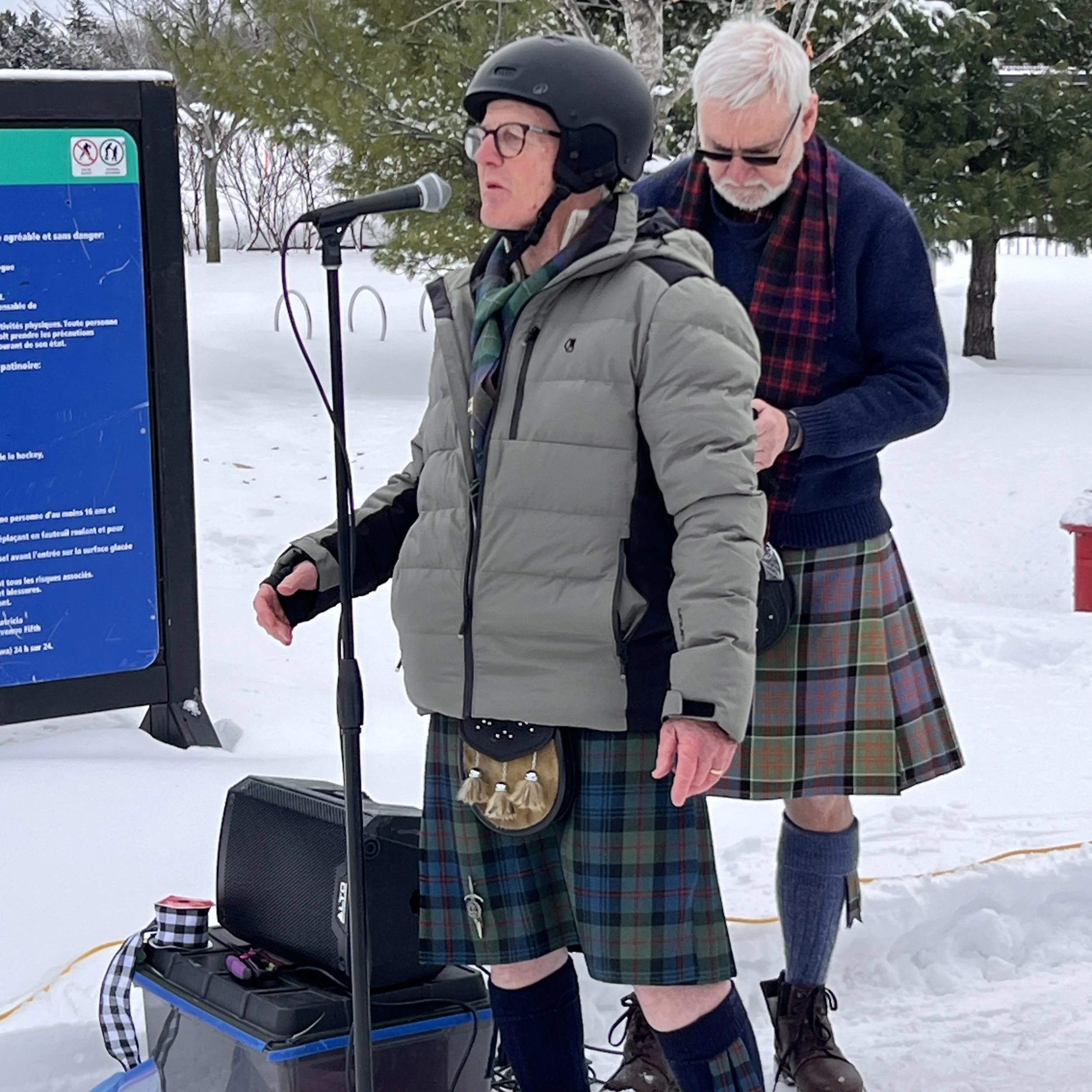 Founder of kilt skate Don Cummer