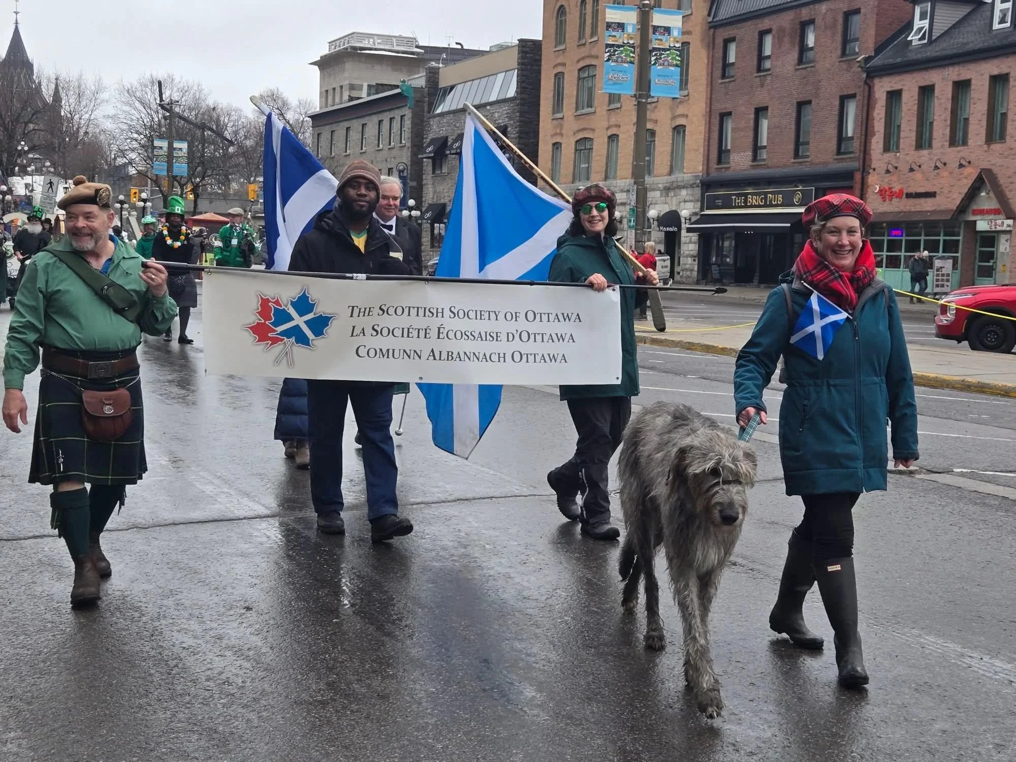 Scottish Society of Ottawa at the St. Patrick’s Day Parade