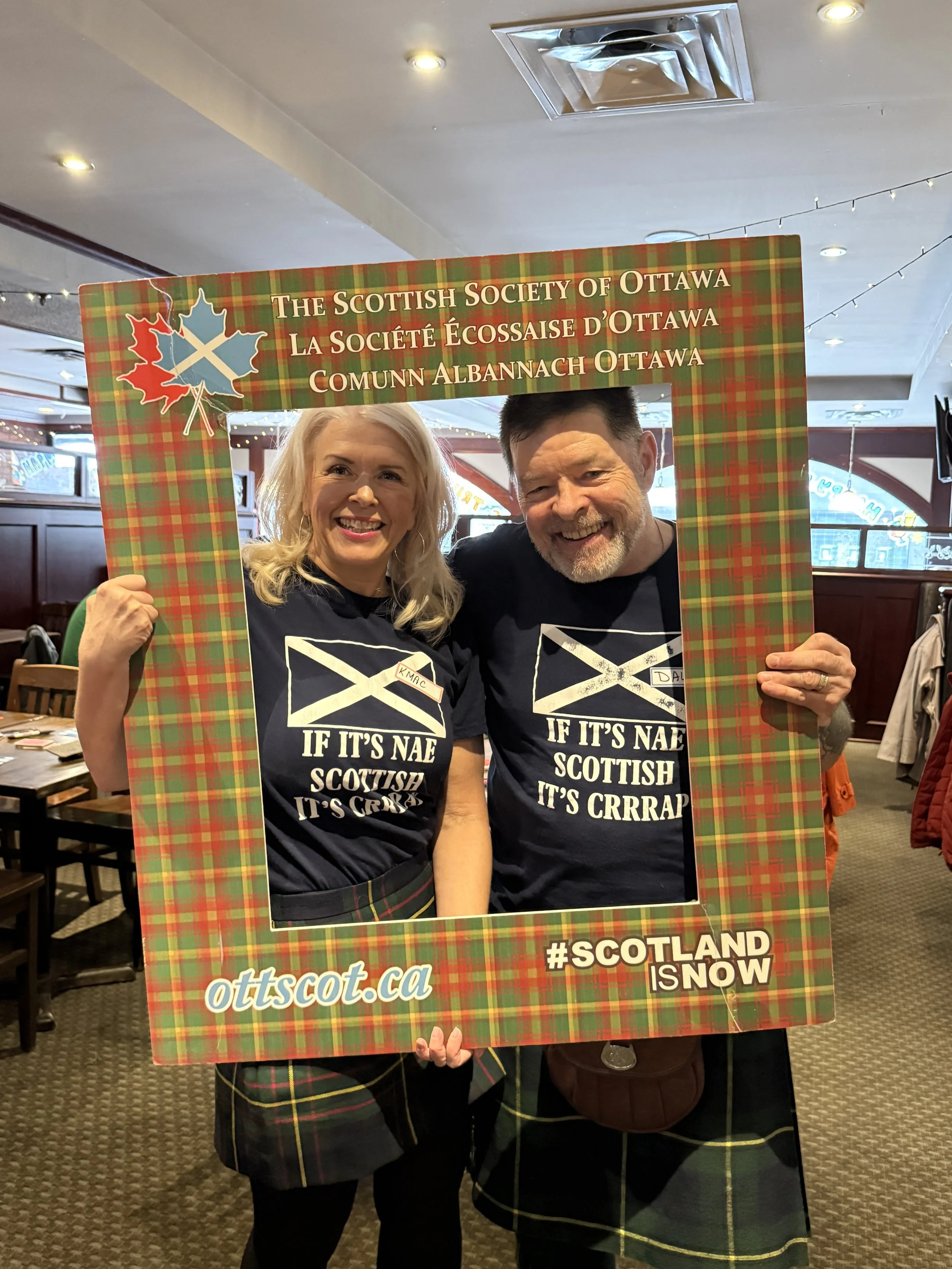 Kelly Maclaren and Dave Johnston