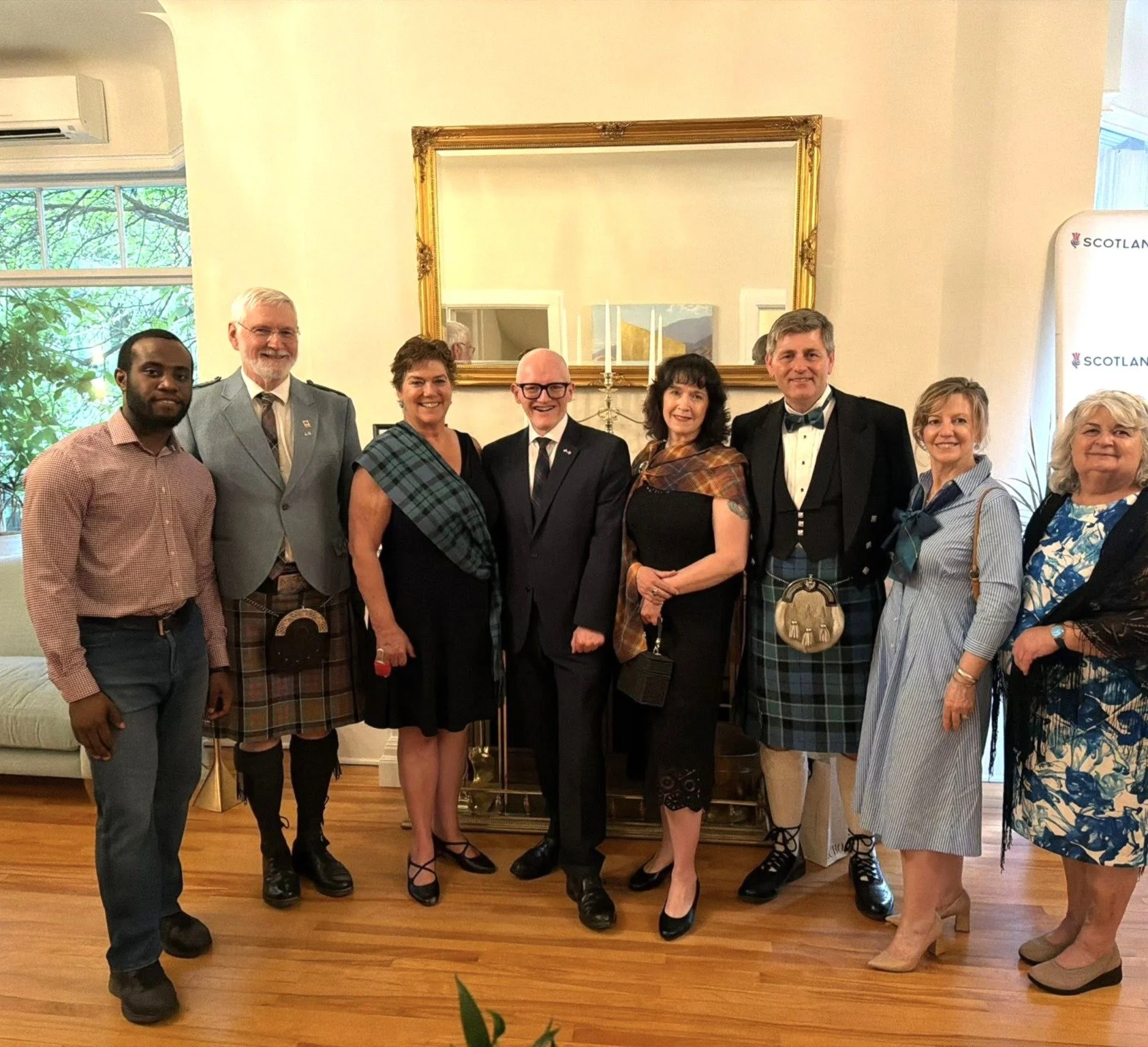 SSO Board members with John Devine