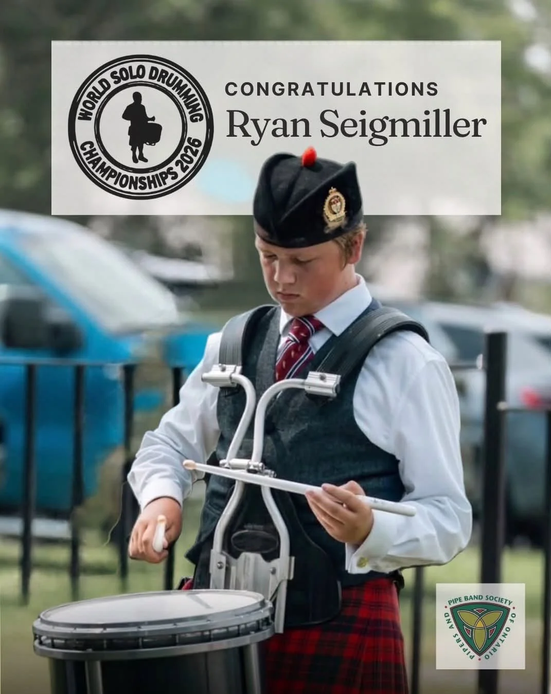 From Ottawa to Glasgow: Young Drummer Making His Mark