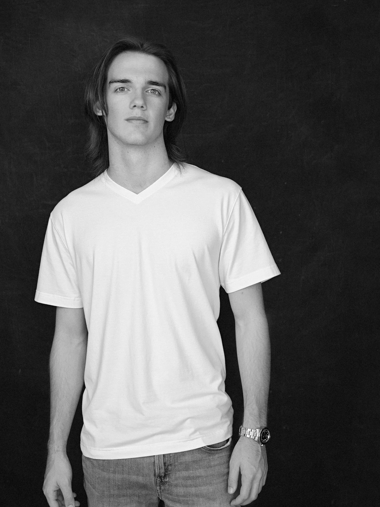 Five years ago he was 17. Today he&rsquo;s 22.

Thomas came to his session easygoing about the whole thing. He was doing it for his mom, and we all know how moms feel about their boys. He was her youngest. The last one before the house got quiet.

Tw