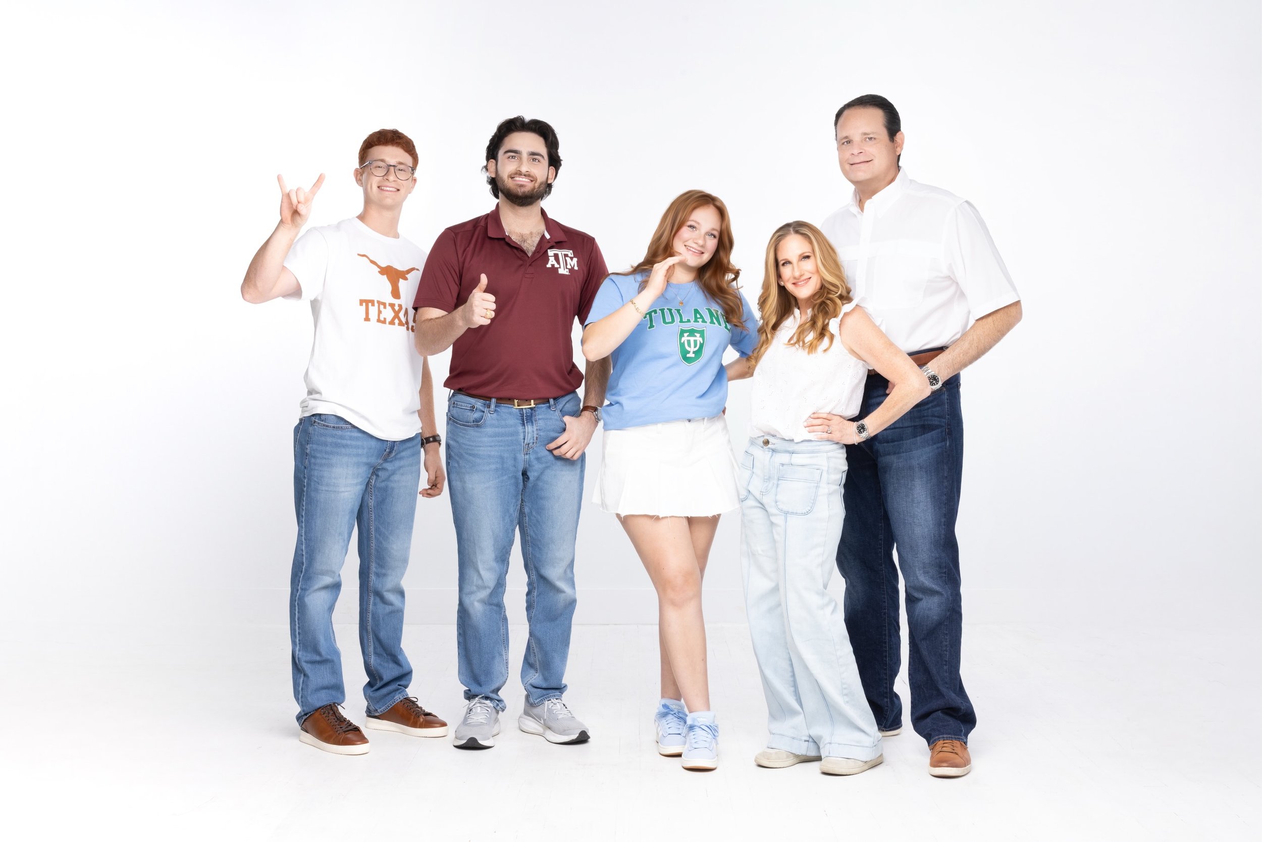 Backpacks on the floor&hellip;

Sandy and Ike came to me for a family session last summer with their three kids. 

Their oldest, Aaron, an A&amp;M grad, already working and living away. Their middle, Andrew about to graduate from Baylor and head to l