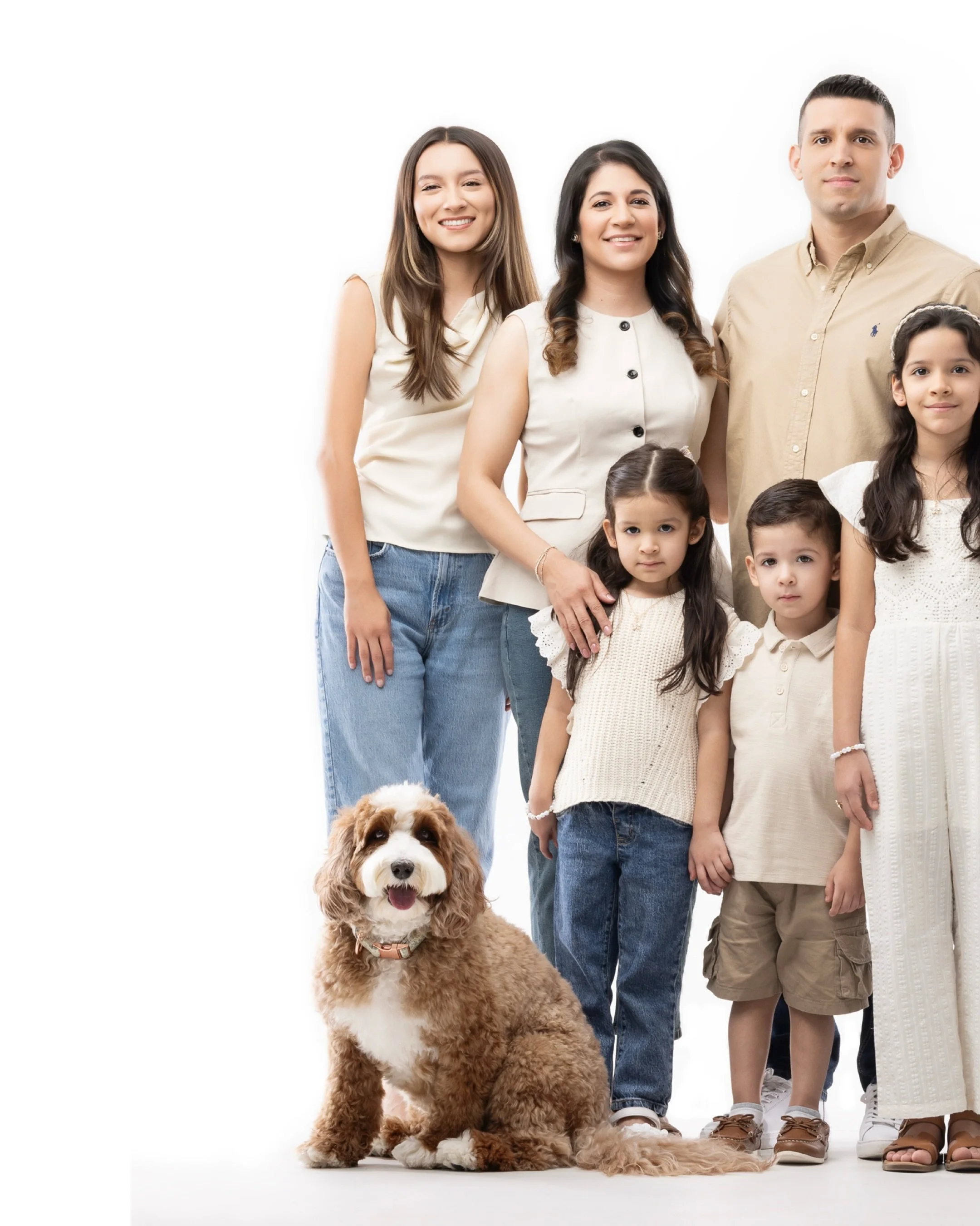 T H E  B R O W N  F A M I L Y

There is something about getting an entire family into one room, kids flown in from opposite ends of the world, different personalities and stories, a couple of very good dogs, and everyone finally standing shoulder to 