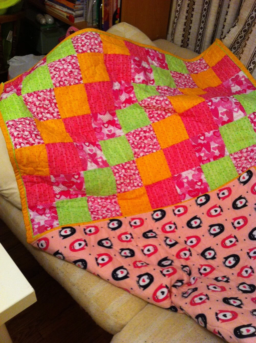 First Self-Designed Quilt 