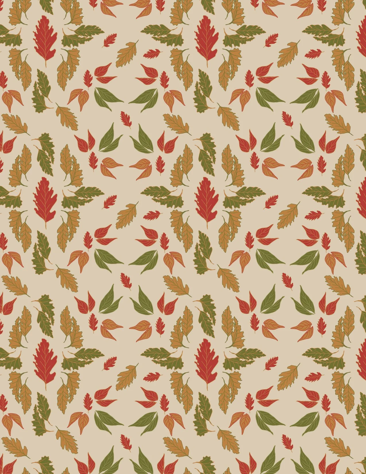 JS26-A39 Falling Leaves Wreath