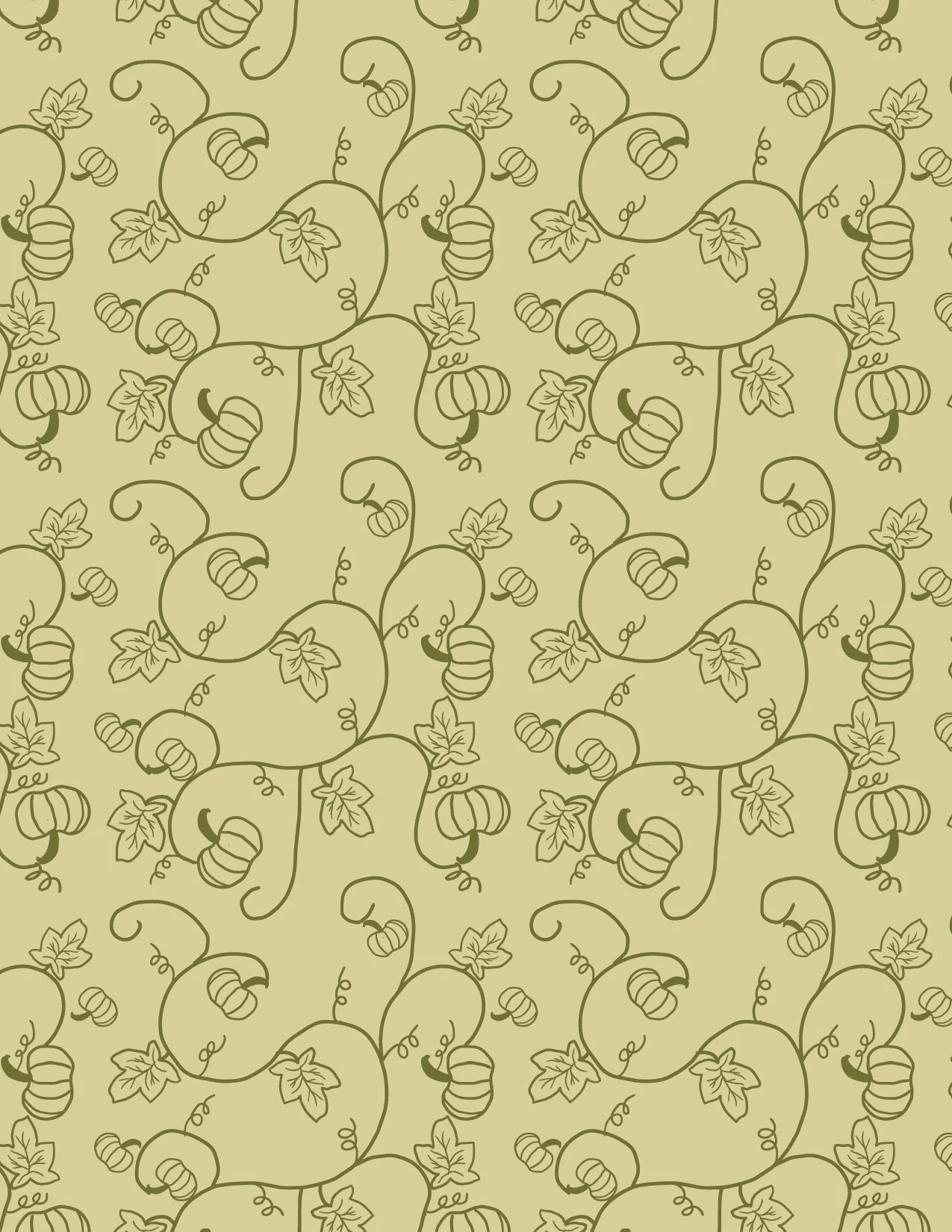 JS26-A42 Pumpkin Vines