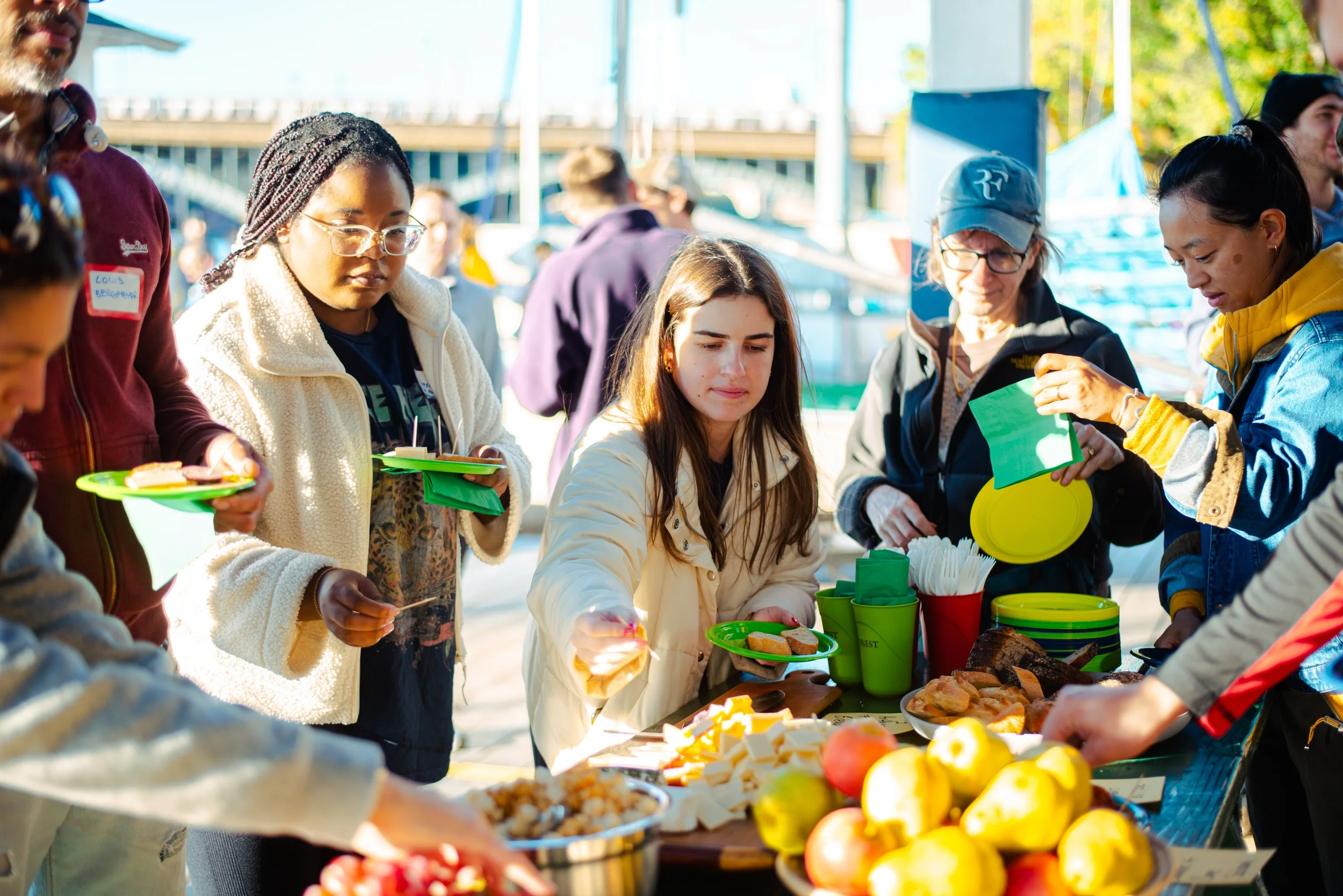   The crew joined    Preserve    , Bergme    yer    , and B L   ocal Boston for an afternoon of action, impact, and community. We gathered with the Boston B Corp community in partnership with local NGOS to clean up the Charles River bank.  