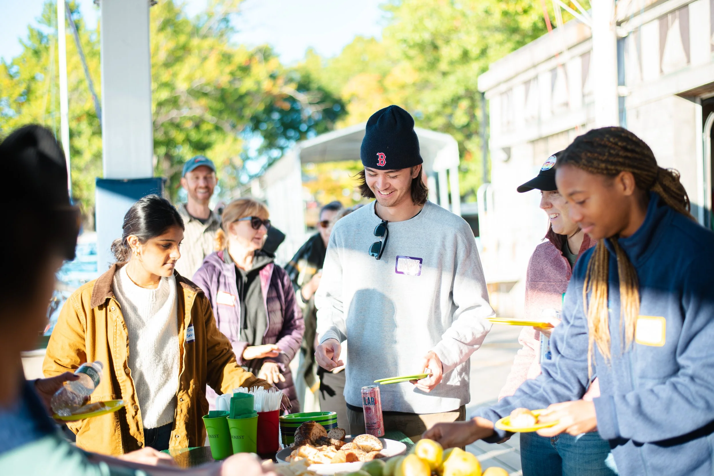 The crew joined Preserve, Bergmeyer, and B Local Boston for an afternoon of action, impact, and community. We gathered with the Boston B Corp community in partnership with local NGOS to clean up the Charles River bank.