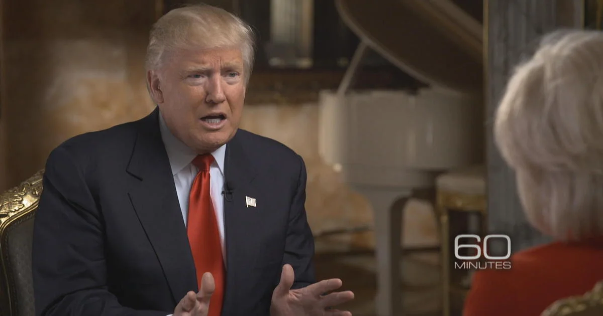 President Trump Interviews with 60 Minutes.