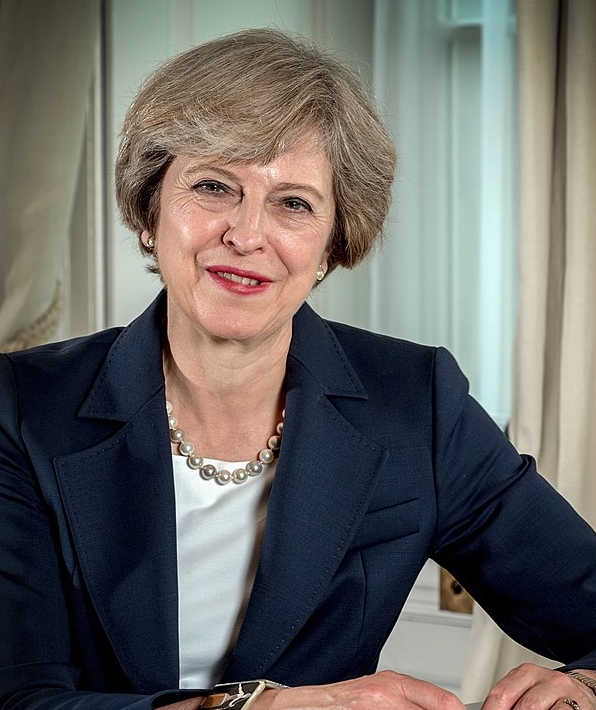 UK Prime Minister Theresa May. Source: Wikipedia Commons.