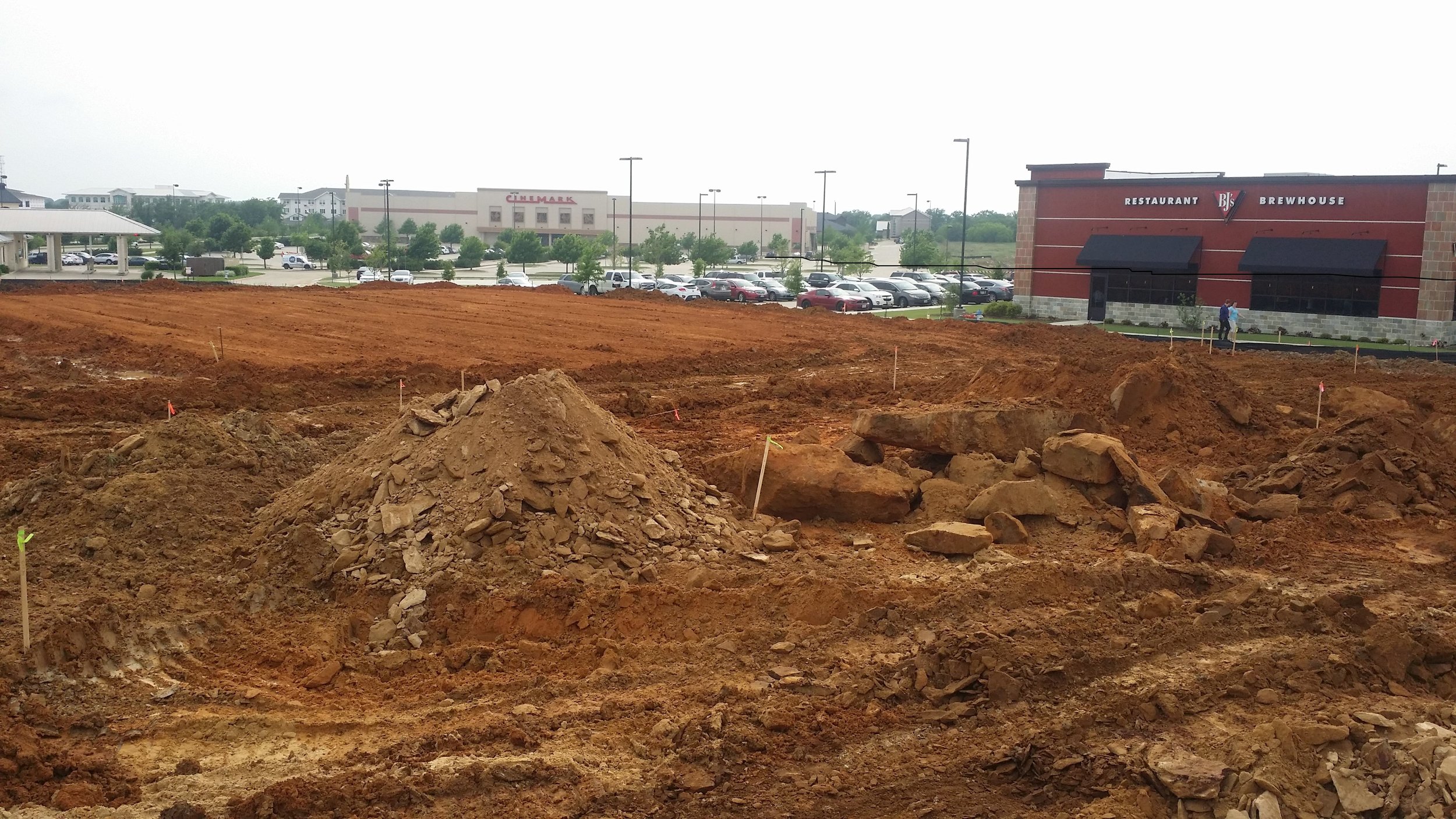 Commercial Site work underway