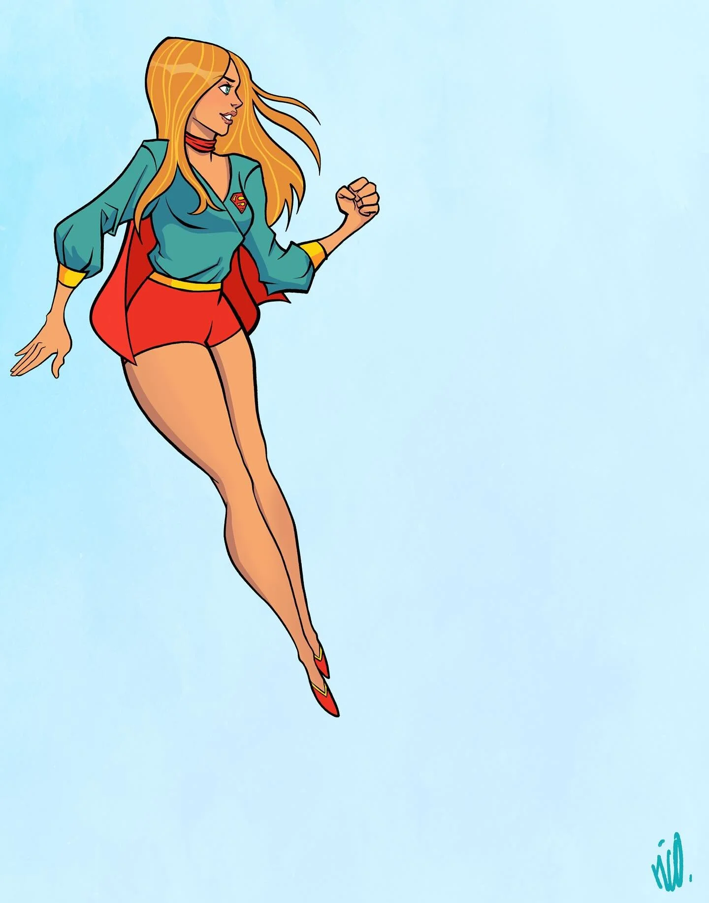 More Supergirl fanart?! It’s not stopping anytime soon. New issue comes out this week, did you start reading the new series yet?