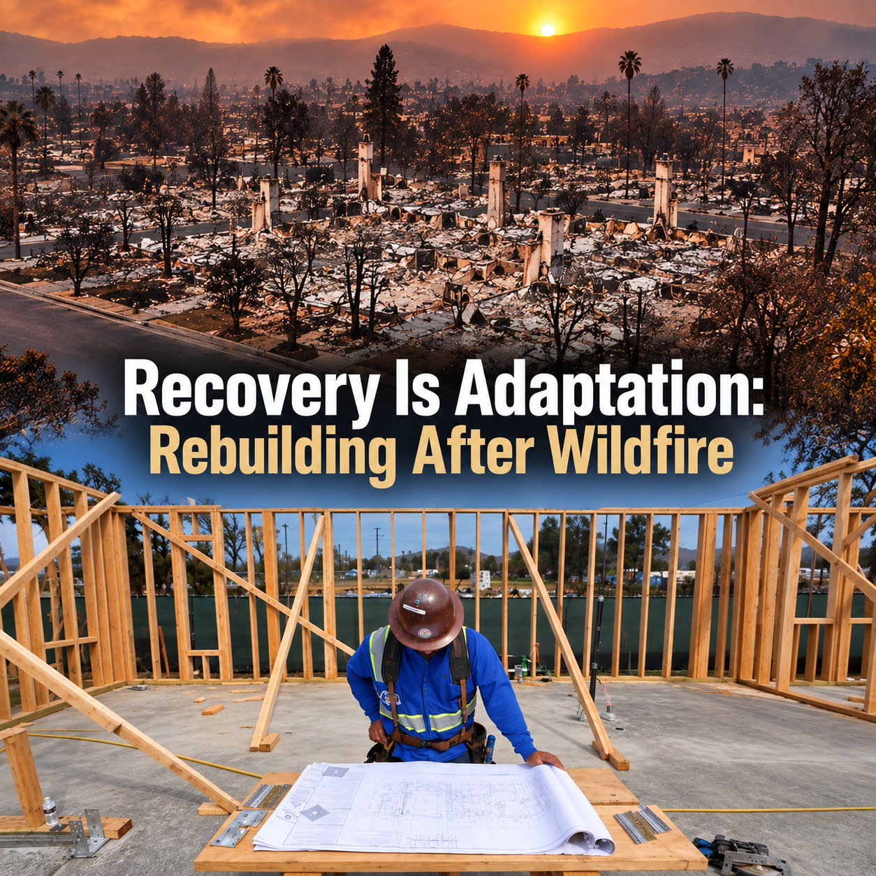 Recovery Is Adaptation: Rebuilding After Wildfire