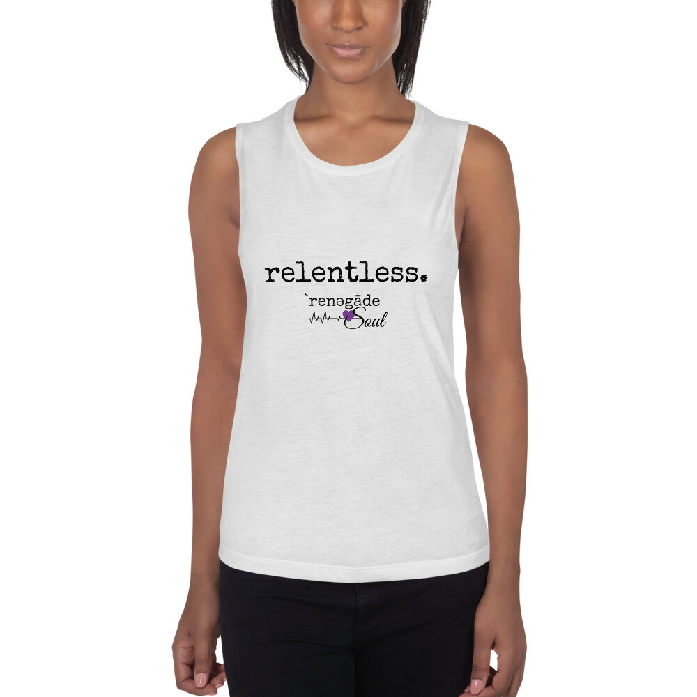 relentless ladies muscle tee