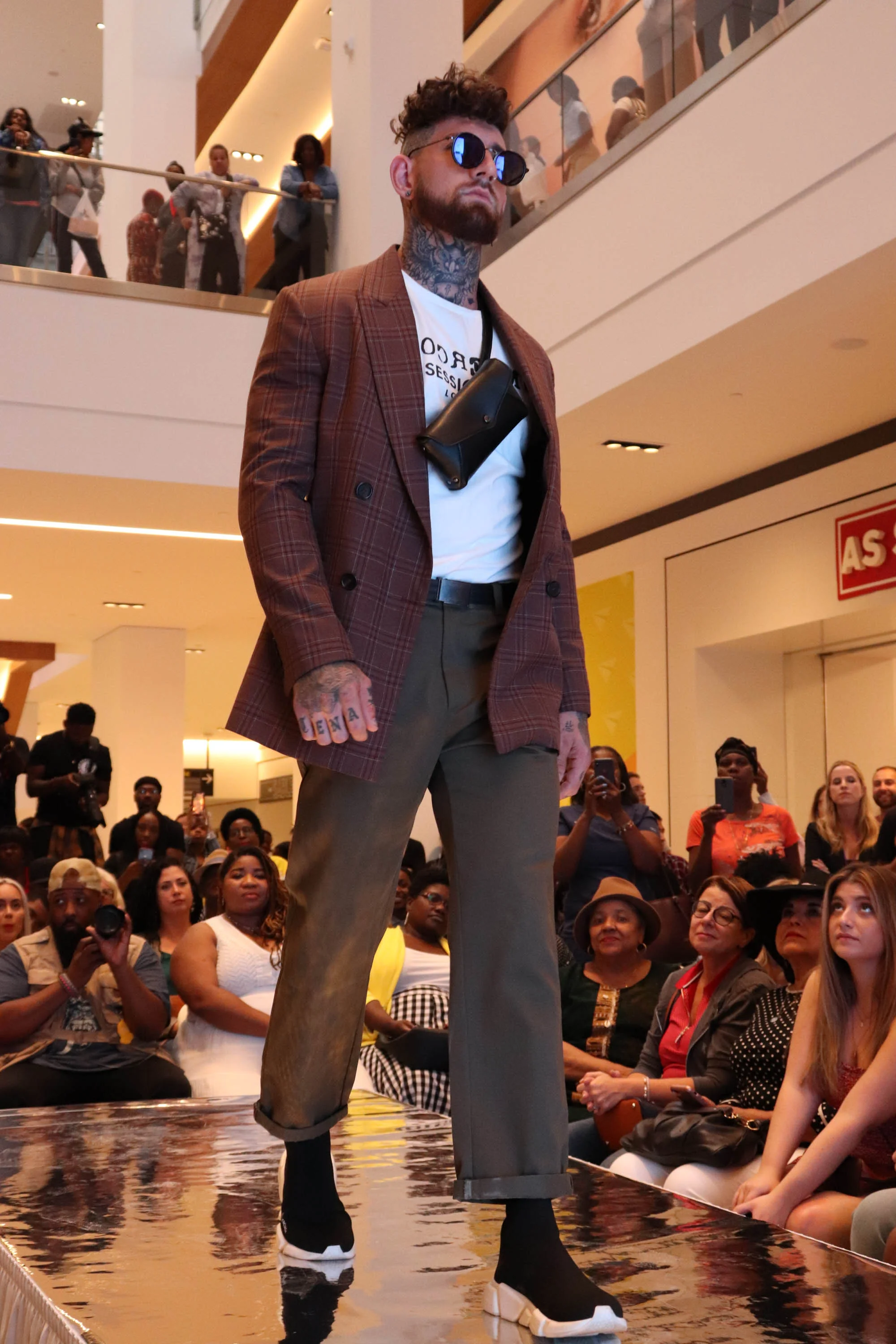 Bergan walks in Philly Fashion Week 2019