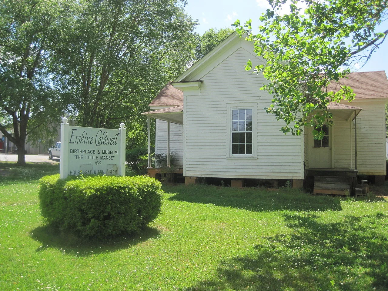 Little Manse Erskine Caldwell museum in Moreland Georgia