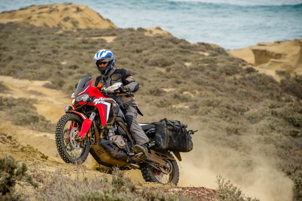 Riding the Pacific coast of Baja. Photo credit: Simon Cudby