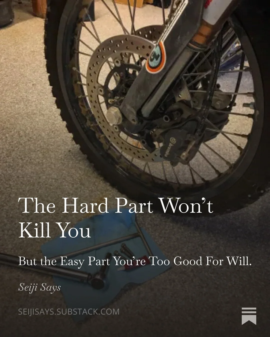 New Substack is live &mdash; most failures don&rsquo;t come from big risks. They come from the one small thing you stop checking.