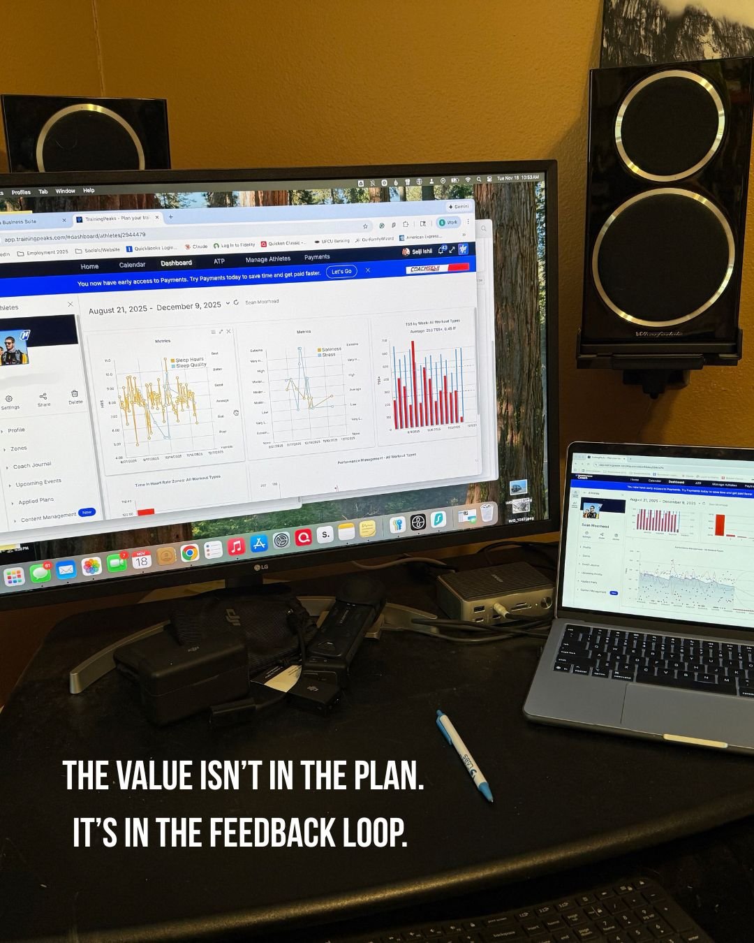 Most &ldquo;online coaching&rdquo; is a PDF and a prayer.

Real coaching is a loop: plan &rarr; execute &rarr; review &rarr; adjust.

That loop is why online coaching works for moto &mdash; especially when life gets loud, and your training starts dri