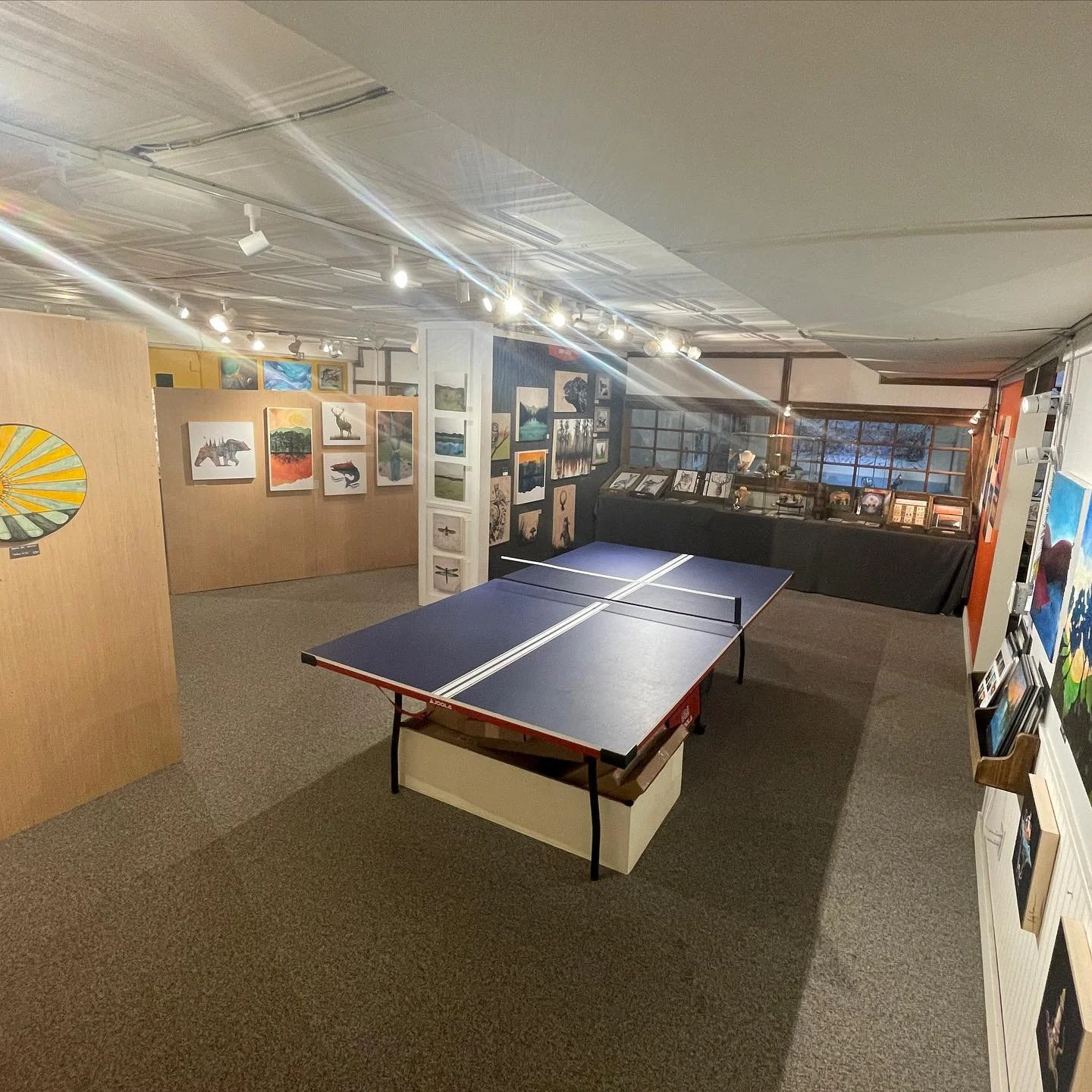 Beat me at ping pong and get 20% off your purchase. Land & Sea Gallery in McMinnville (448 NE 3rd Street).