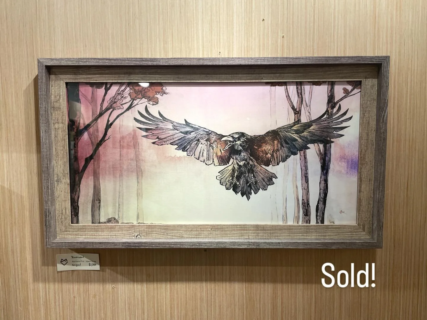 Original pen and ink art by Artemis Fox sold at Artemis Fox gallery in McMinnville!