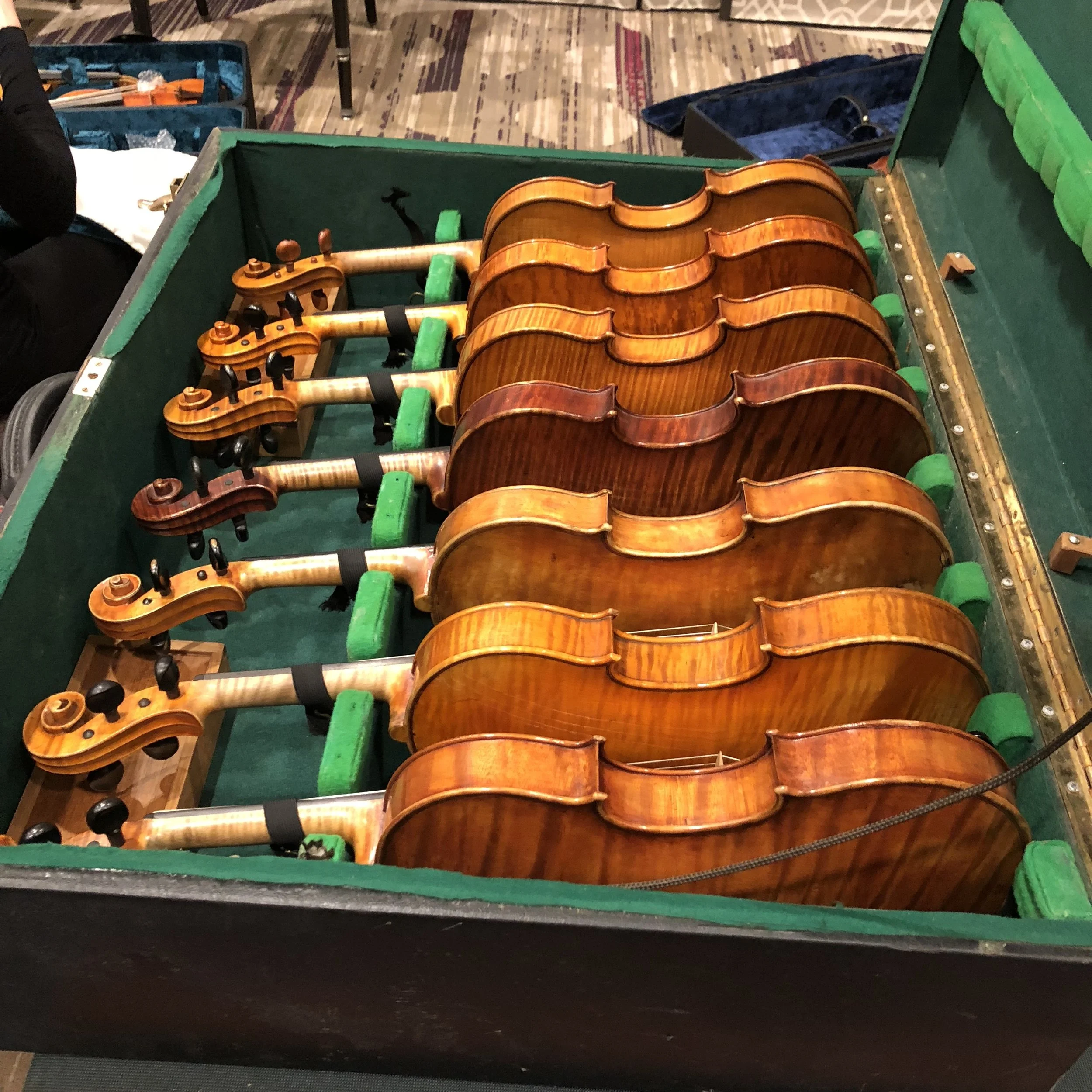 David Bromberg’s Collection of American Violins on Display at the Violin Society of America (VSA) Convention in Washington DC in November 2017.