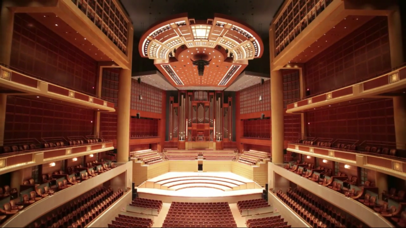 Meyerson Symphony Center in Dallas, Texas.