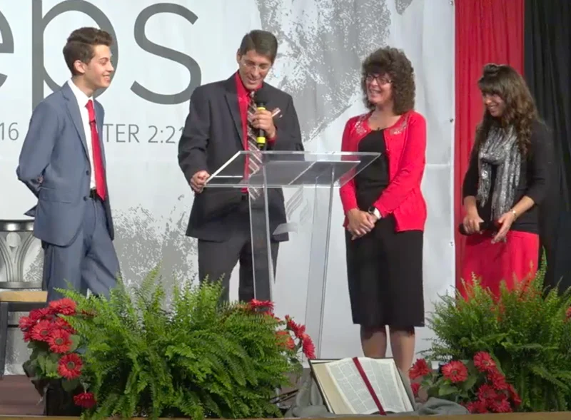 The Rayne family presenting in 2016. Videos are on the Video tab.