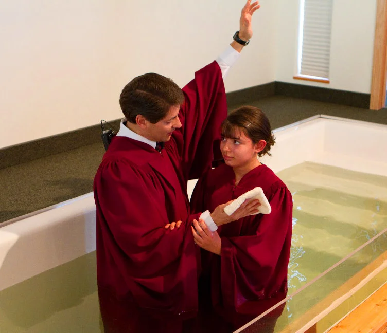 Hannah was baptized just after her 14th birthday, in the Eureka Seventh-day Adventist Church in Montana.