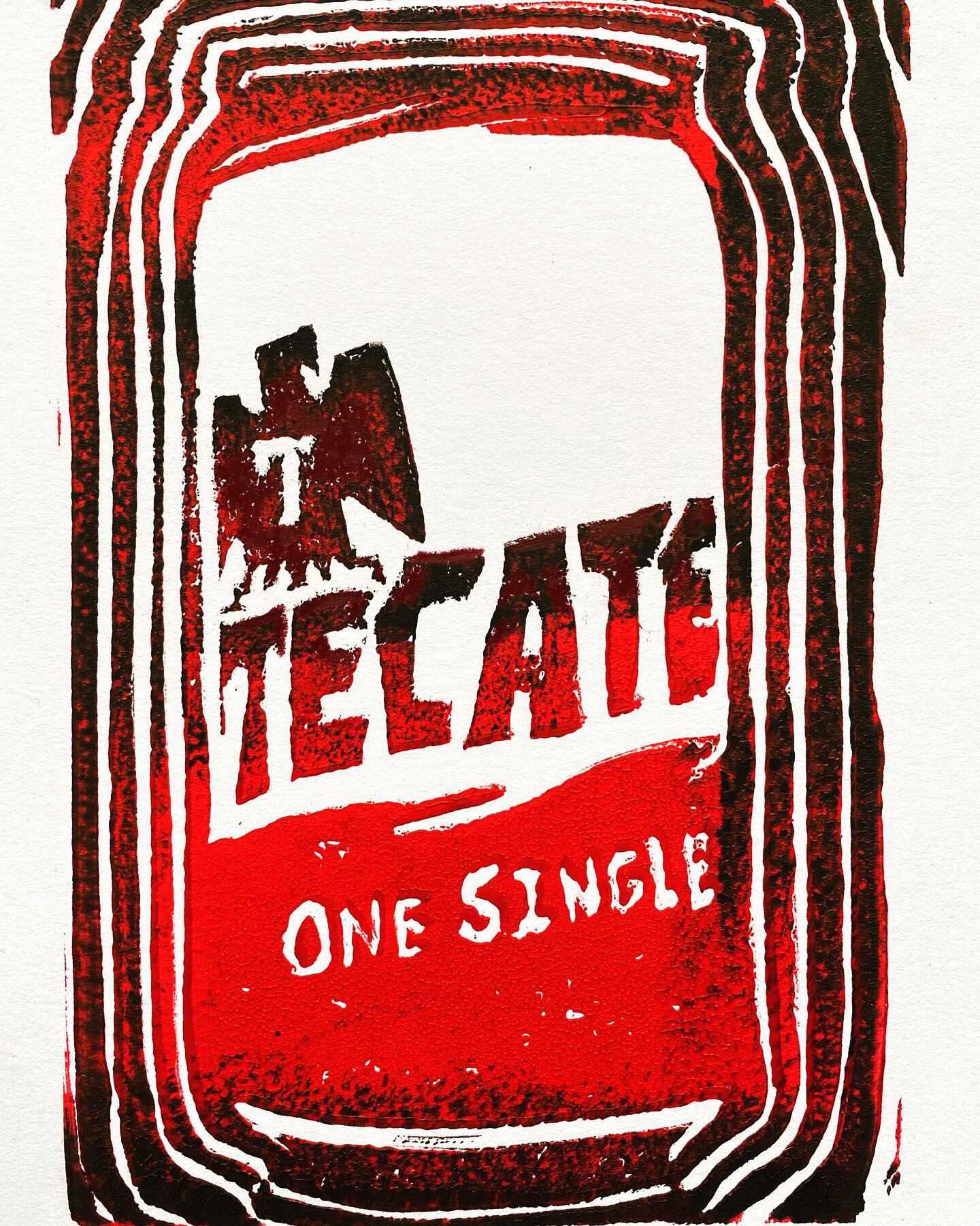 one. single. tecate. : who goes hard on a tuesday?