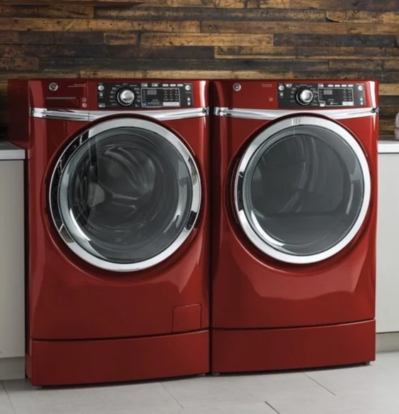 GE Loaded with options. Choose a washing machine with Deep Fill, SmartDispense™ or a Water Station. Go old school with a dual-action agitator or modernize with a WiFi connected washer & dryer and easily monitor your laundry.