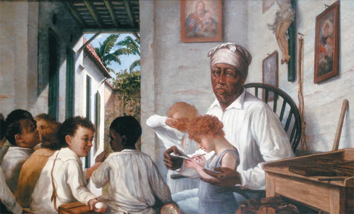 La escuela del maestro Cordero (1890-92), Francisco Oller, National Portrait Gallery, Washington D.C.