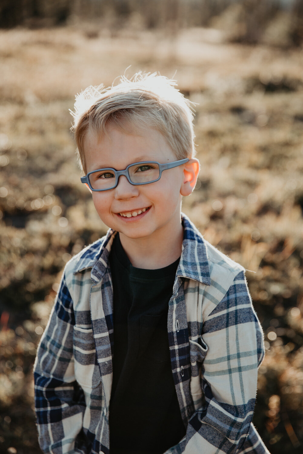 Boy smiling  | Jamie Robson Photography | Family Photographer in Jasper (Copy)
