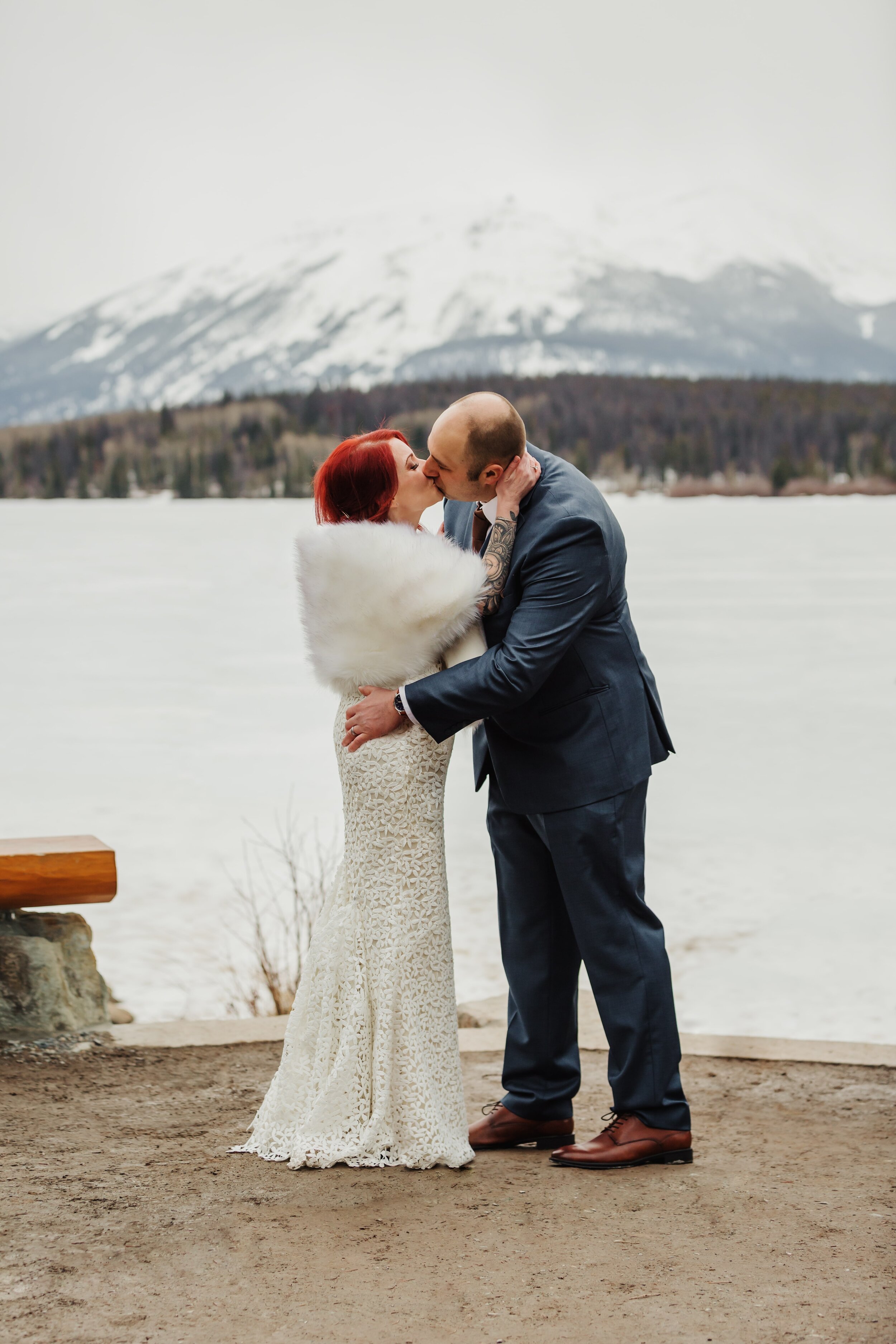 Pyramid Island Wedding Ceremony  | Jamie Robson Photography | Elopement & Wedding Photographer in Jasper (Copy)