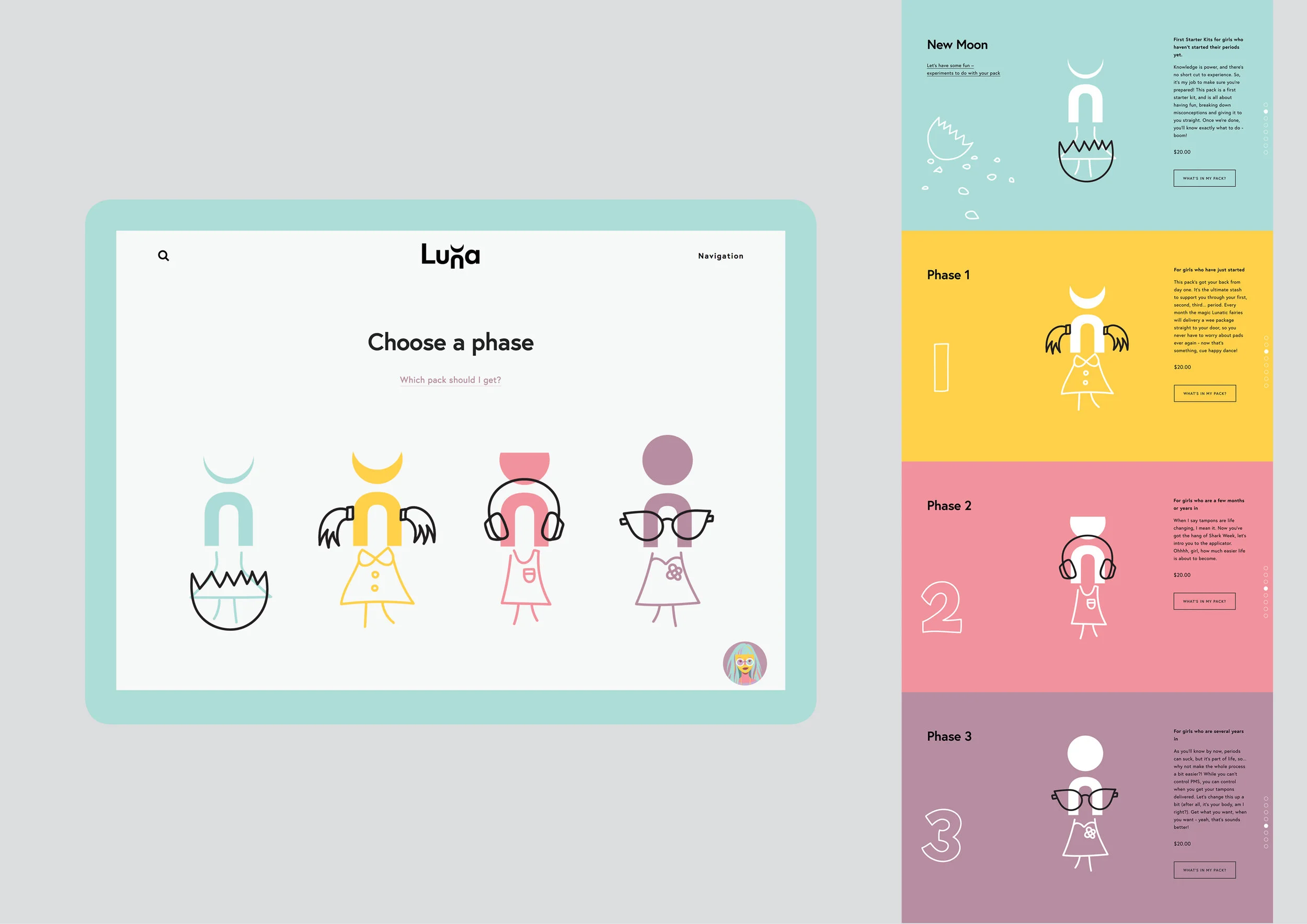 Luna subscription process