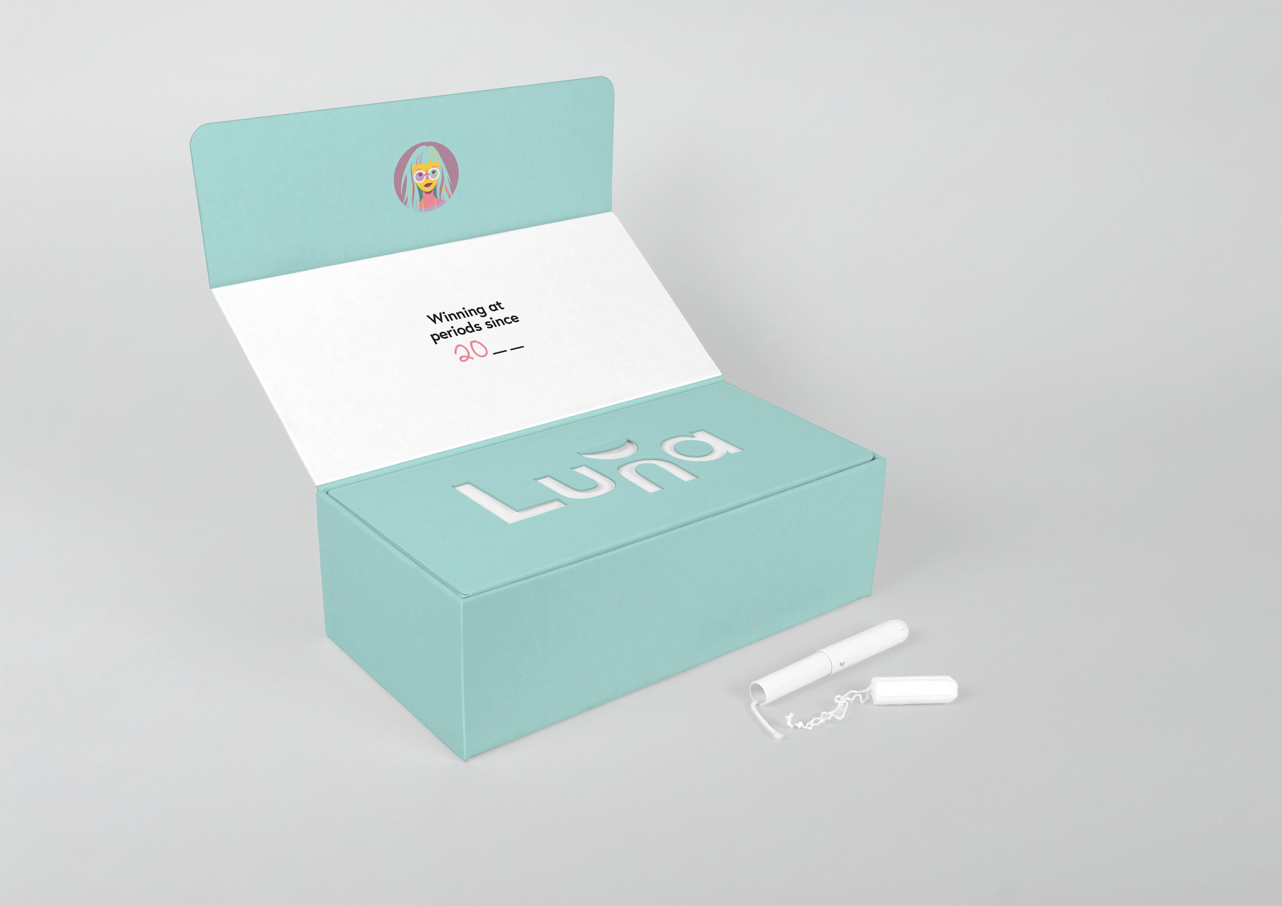 Luna packaging and tampons