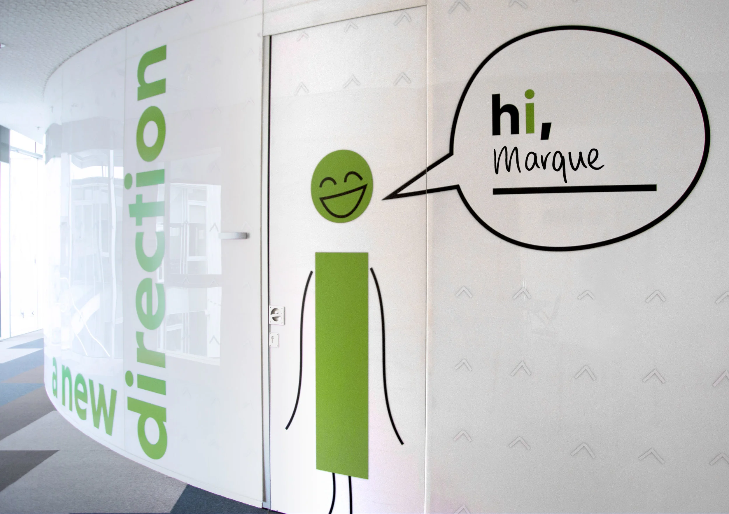 Orbis office signage