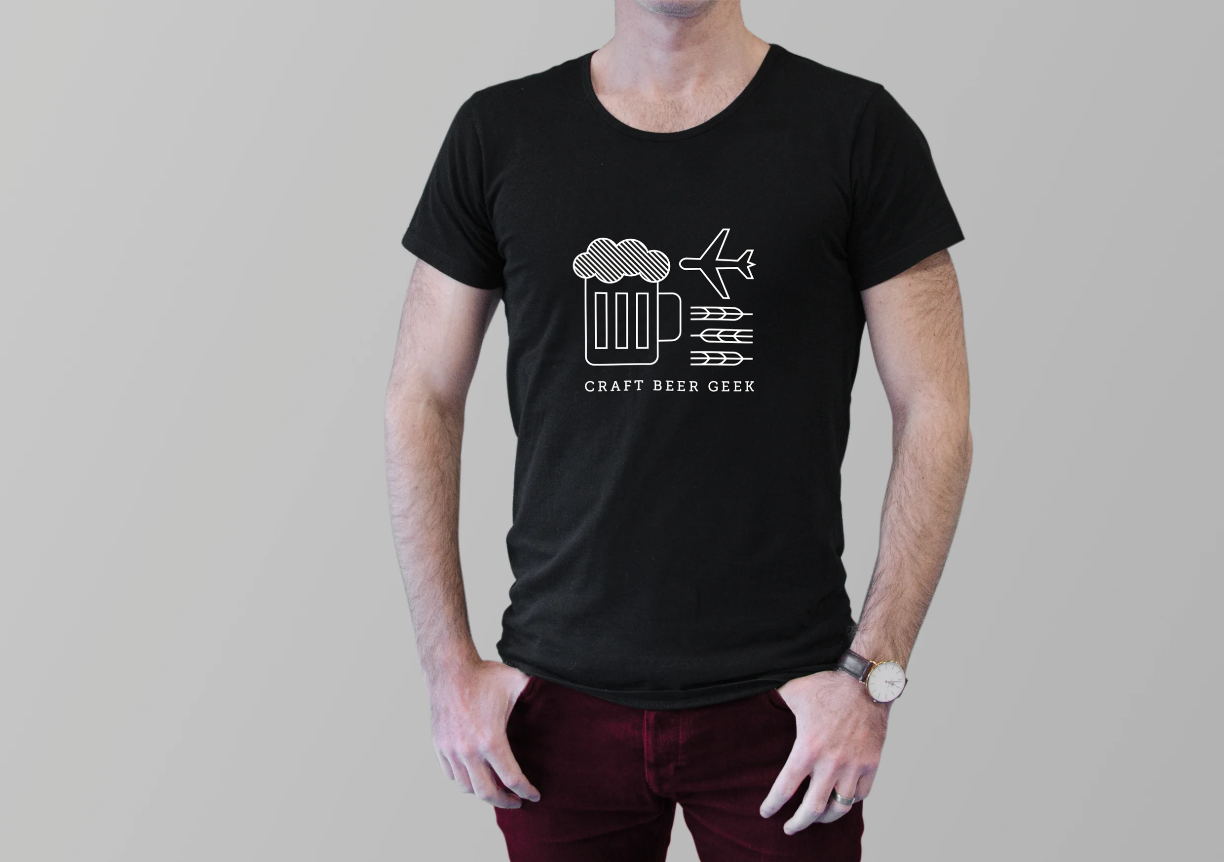 Flight 605 craft beer geek t-shirt
