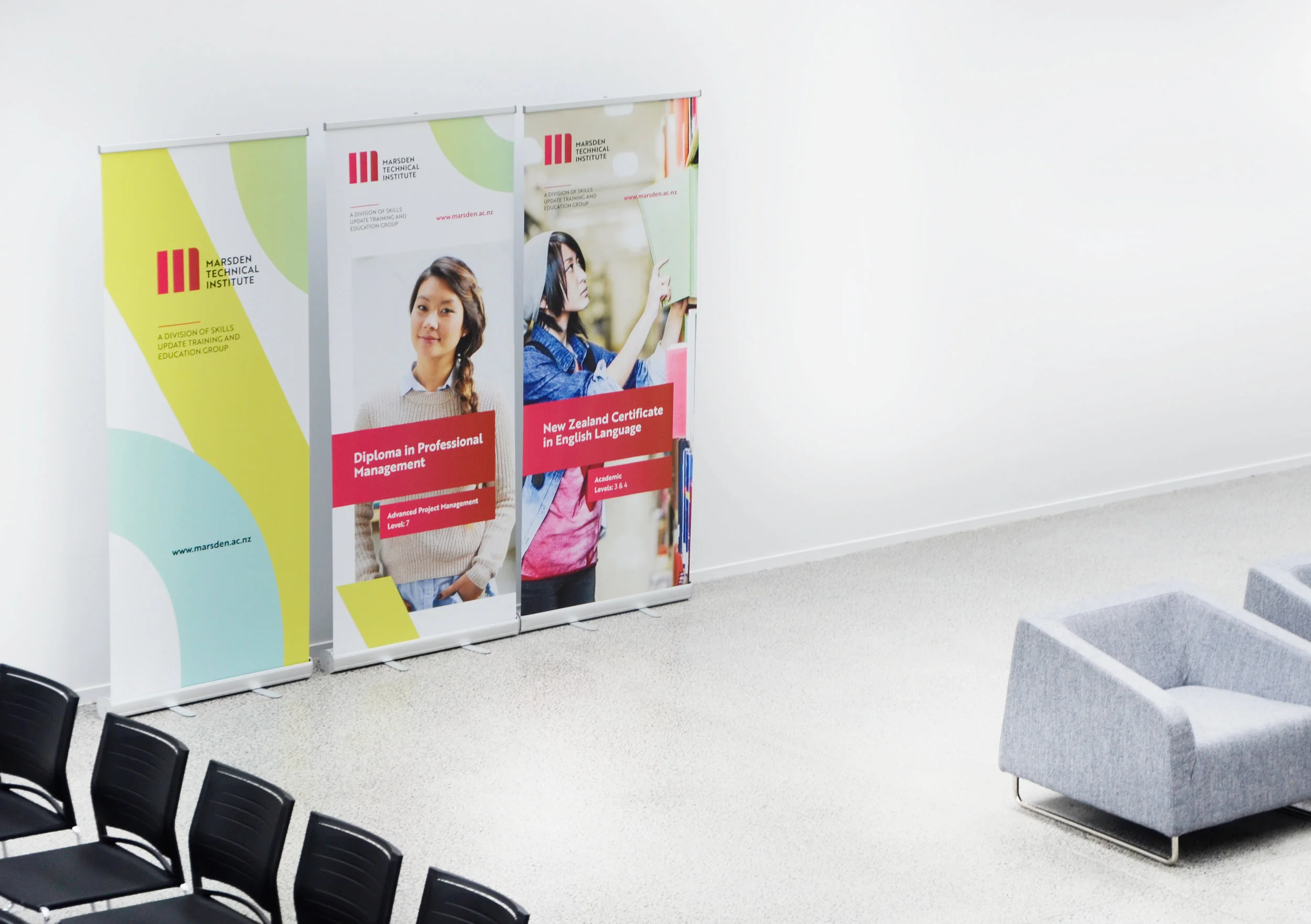 Marsden pull up banners