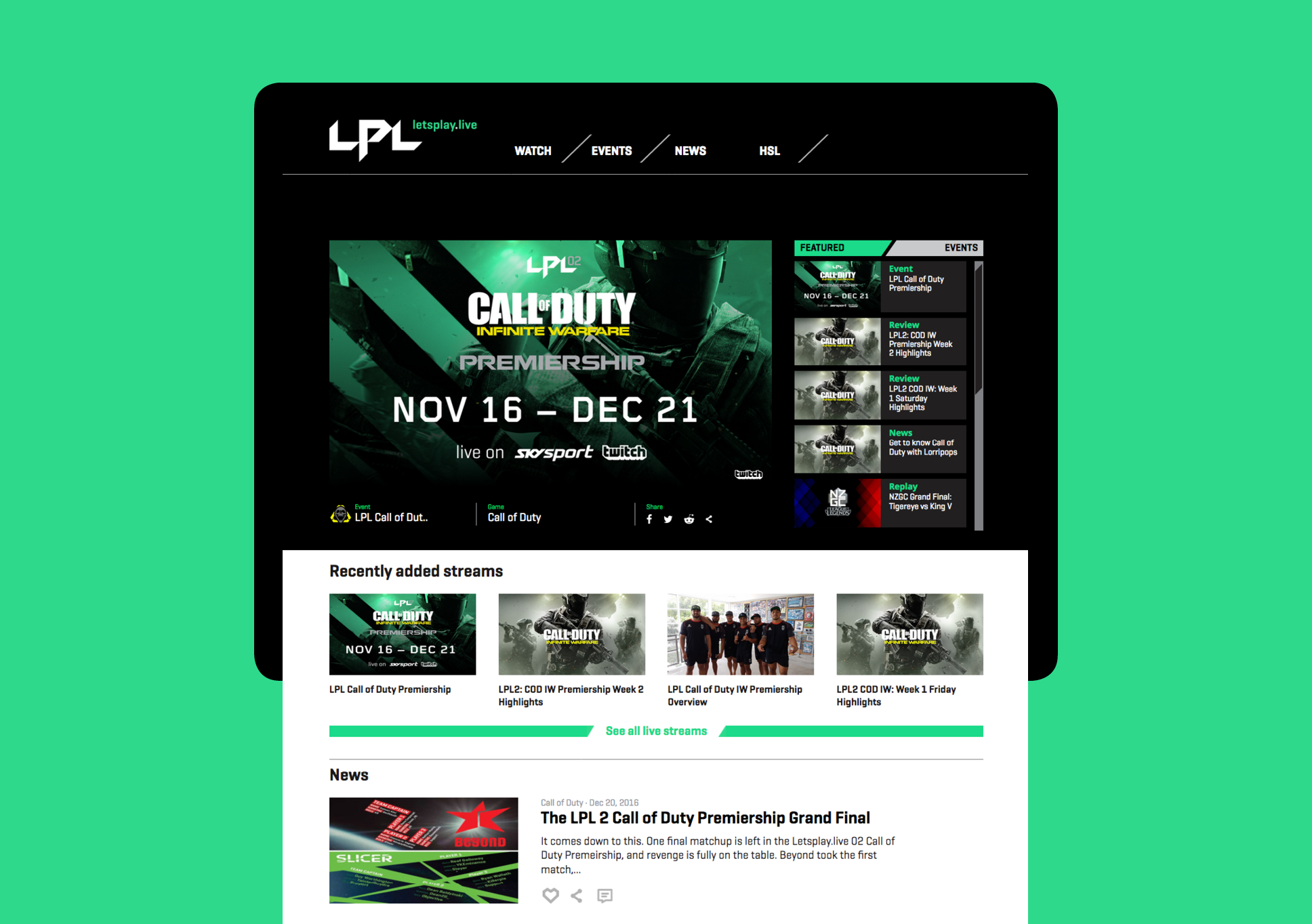 LPL website