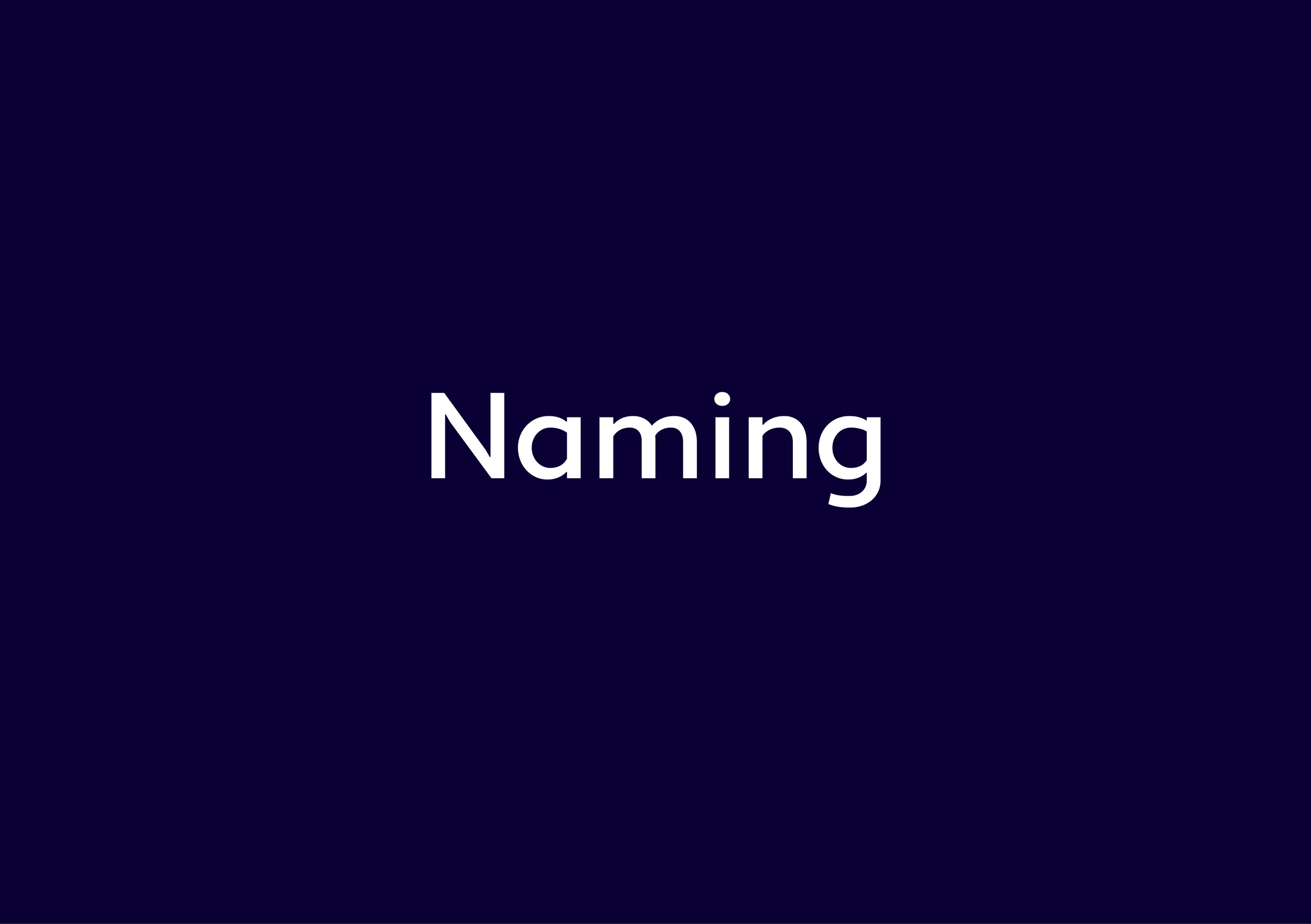 Naming