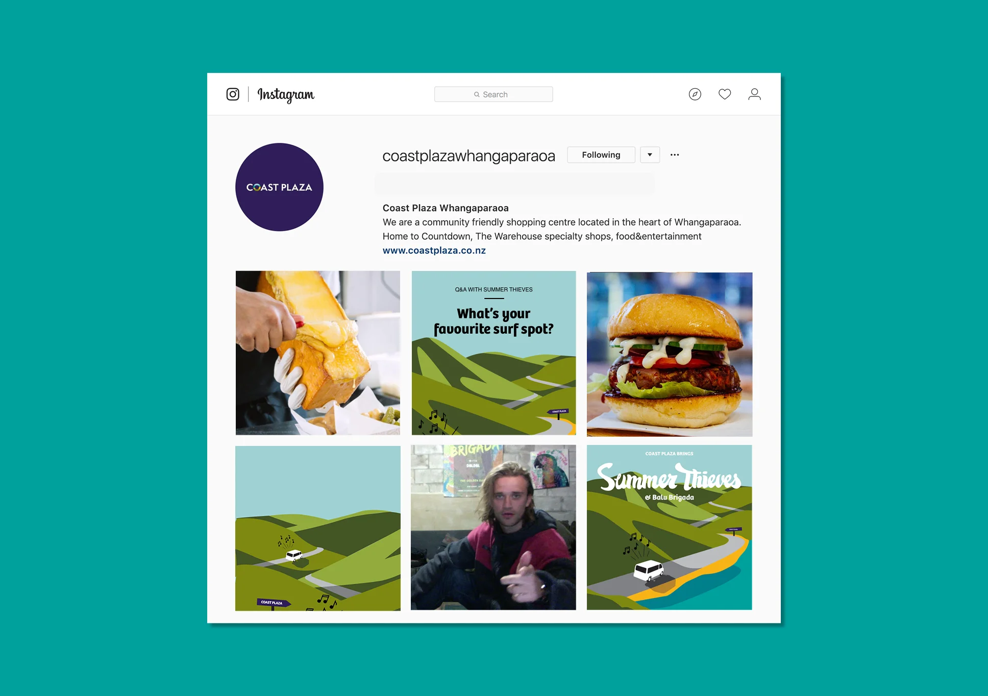 Coast Plaza Instagram posts